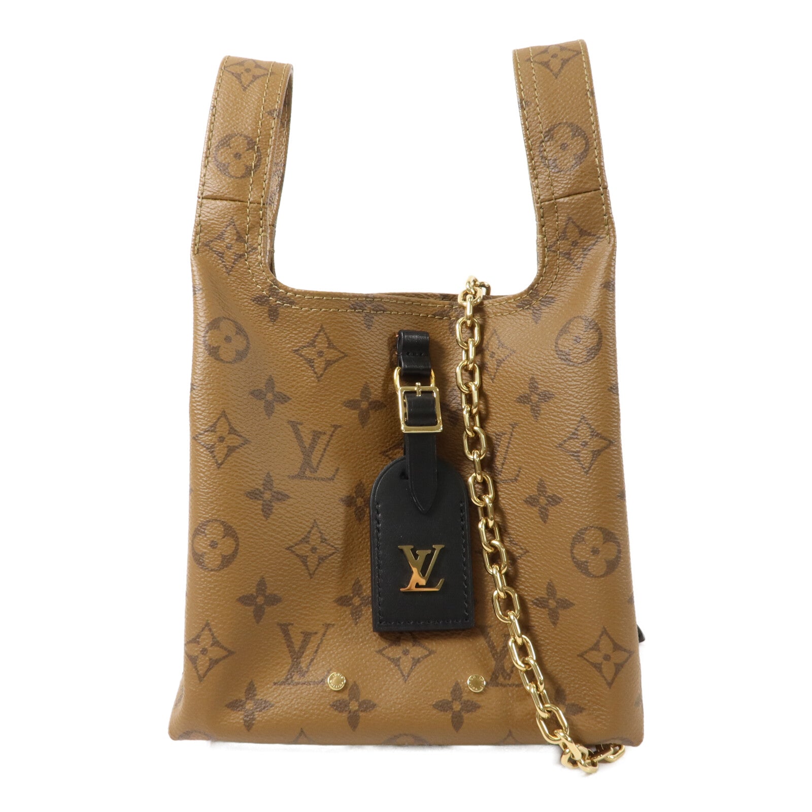 LOUIS VUITTON Monogram Reverse Atlantis BB手挽肩背兩用袋