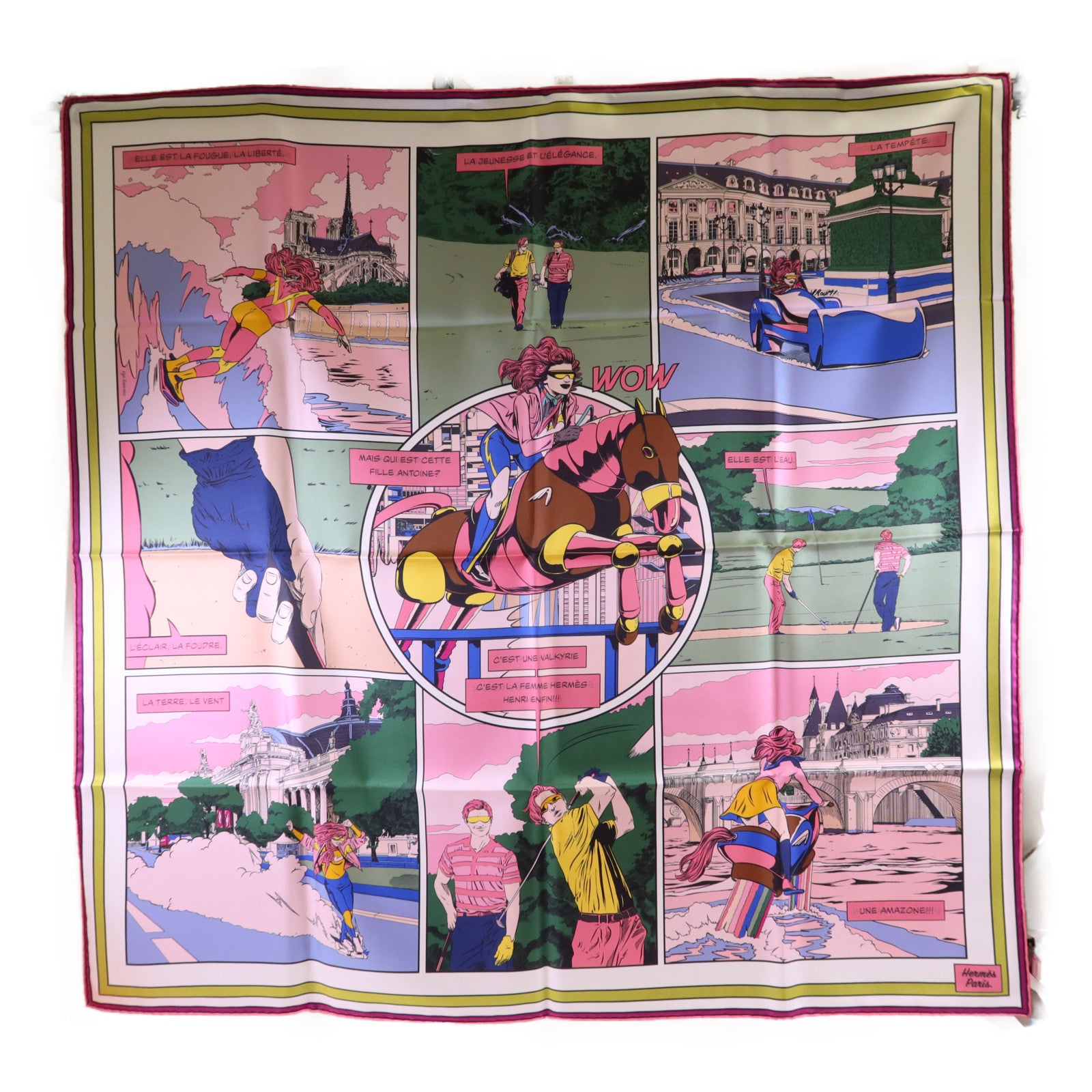 HERMES 【激減優惠】絲質Scarf 90X90絲巾