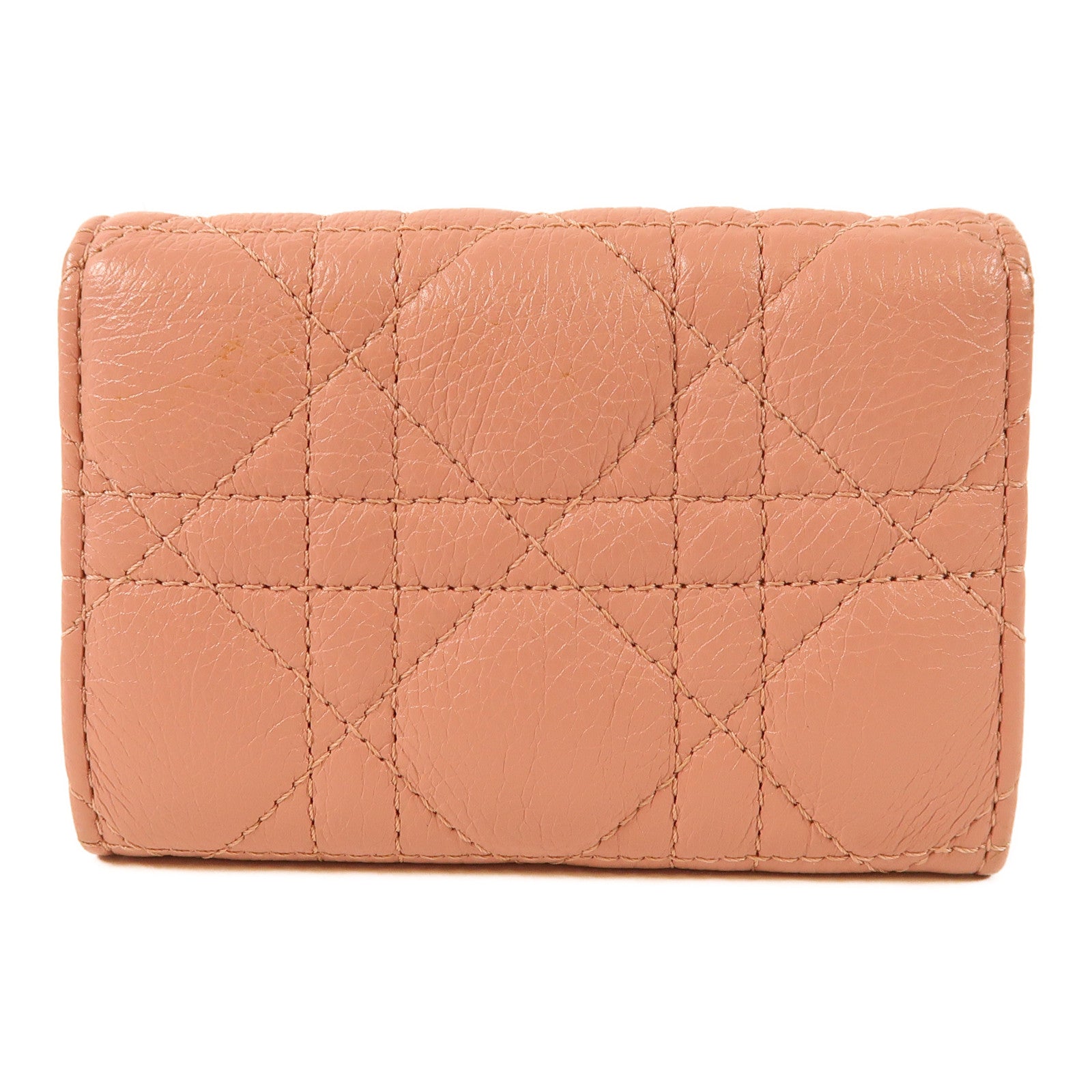 Dior 牛皮皮革Caro Xs Wallet金扣錢包