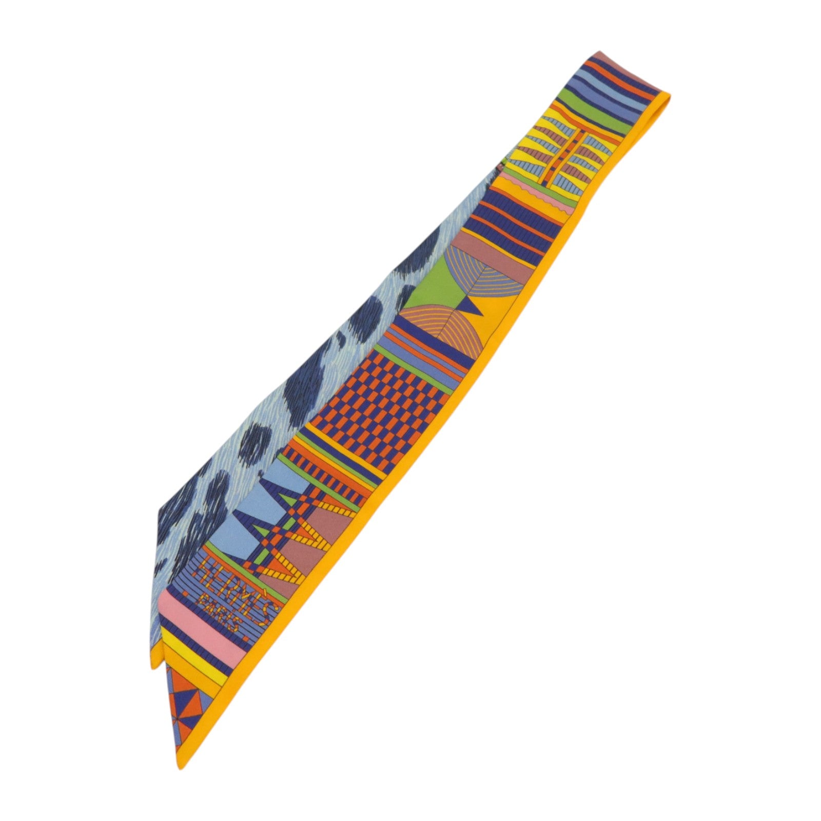 HERMES 絲質Twilly絲巾