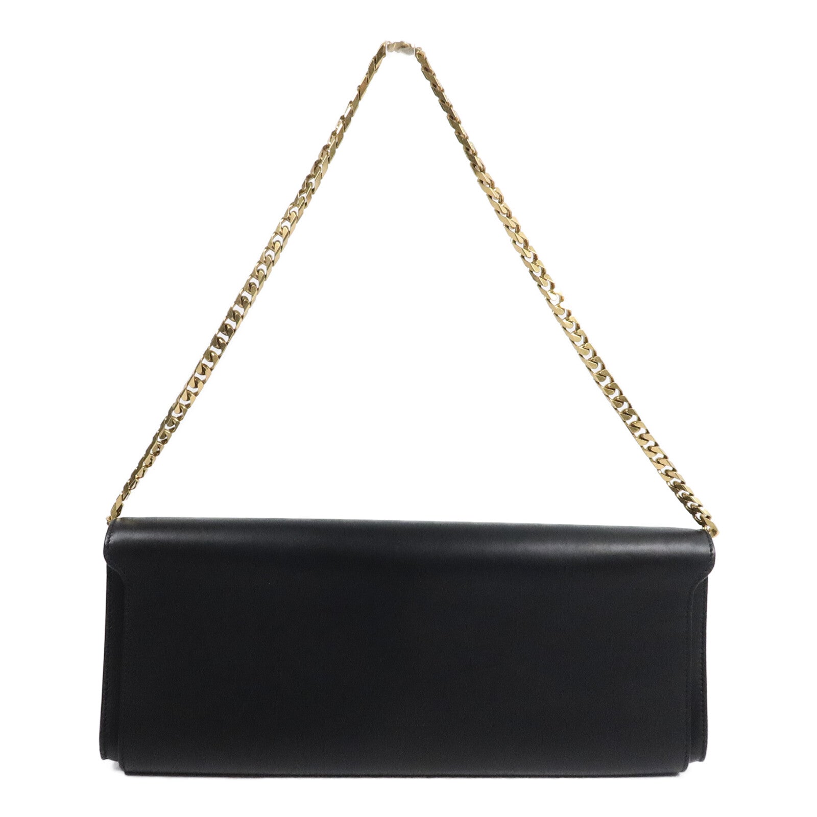 BALENCIAGA 牛皮皮革Bel Air Small Clutch On Strap鏈帶肩背袋