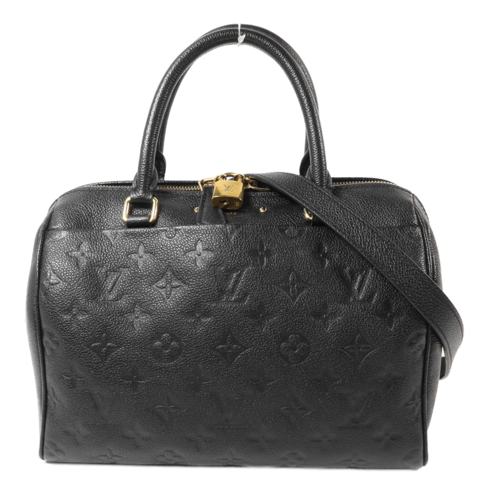 LOUIS VUITTON Monogram Empreinte Speedy Bandouliere 30手挽肩背兩用袋