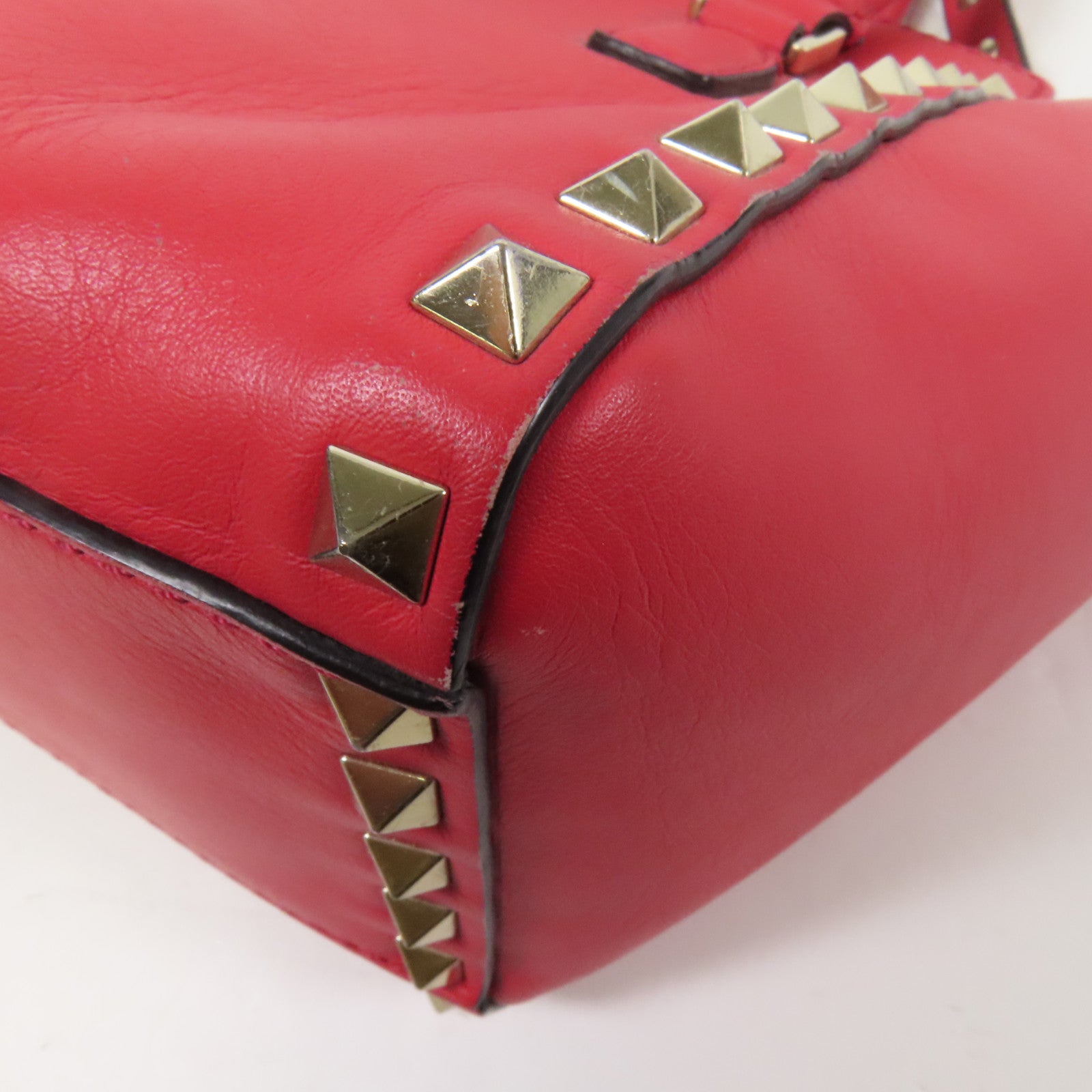 Valentino 牛皮皮革2way Shoulder Bag金扣手挽肩背兩用袋