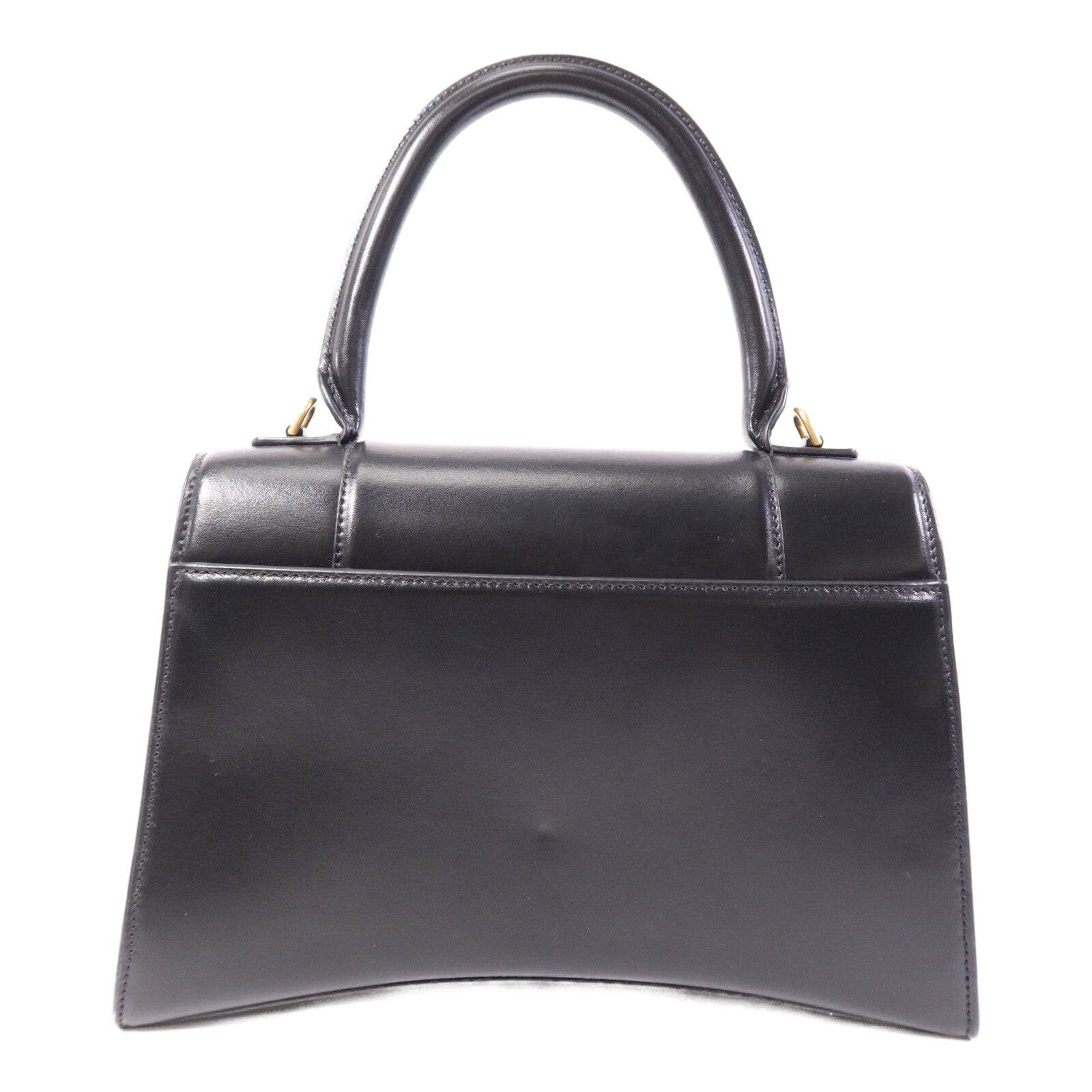 BALENCIAGA 【激減優惠】牛皮皮革Hourglass Medium金扣手挽肩背兩用袋