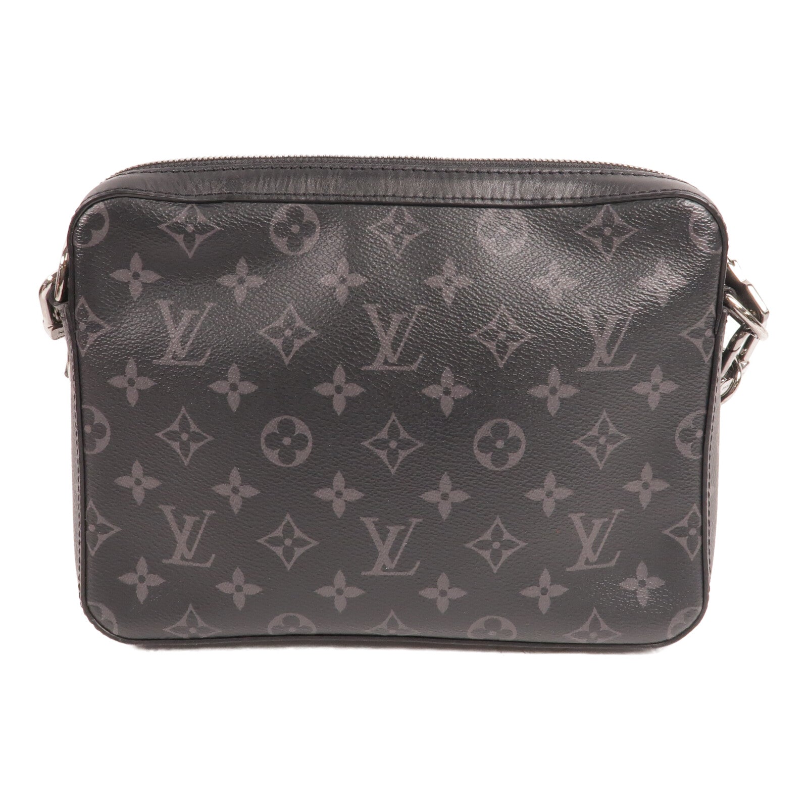 LOUIS VUITTON Monogram Eclipse Reverse Trio Messenger肩背袋