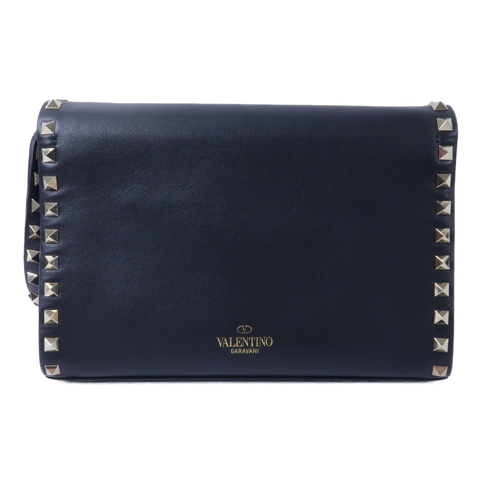 Valentino 牛皮皮革Rockstud Corssbody肩背袋