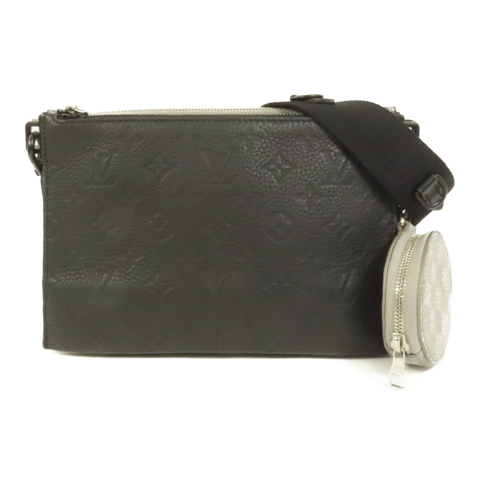 LOUIS VUITTON Damier Trio pouch肩背袋