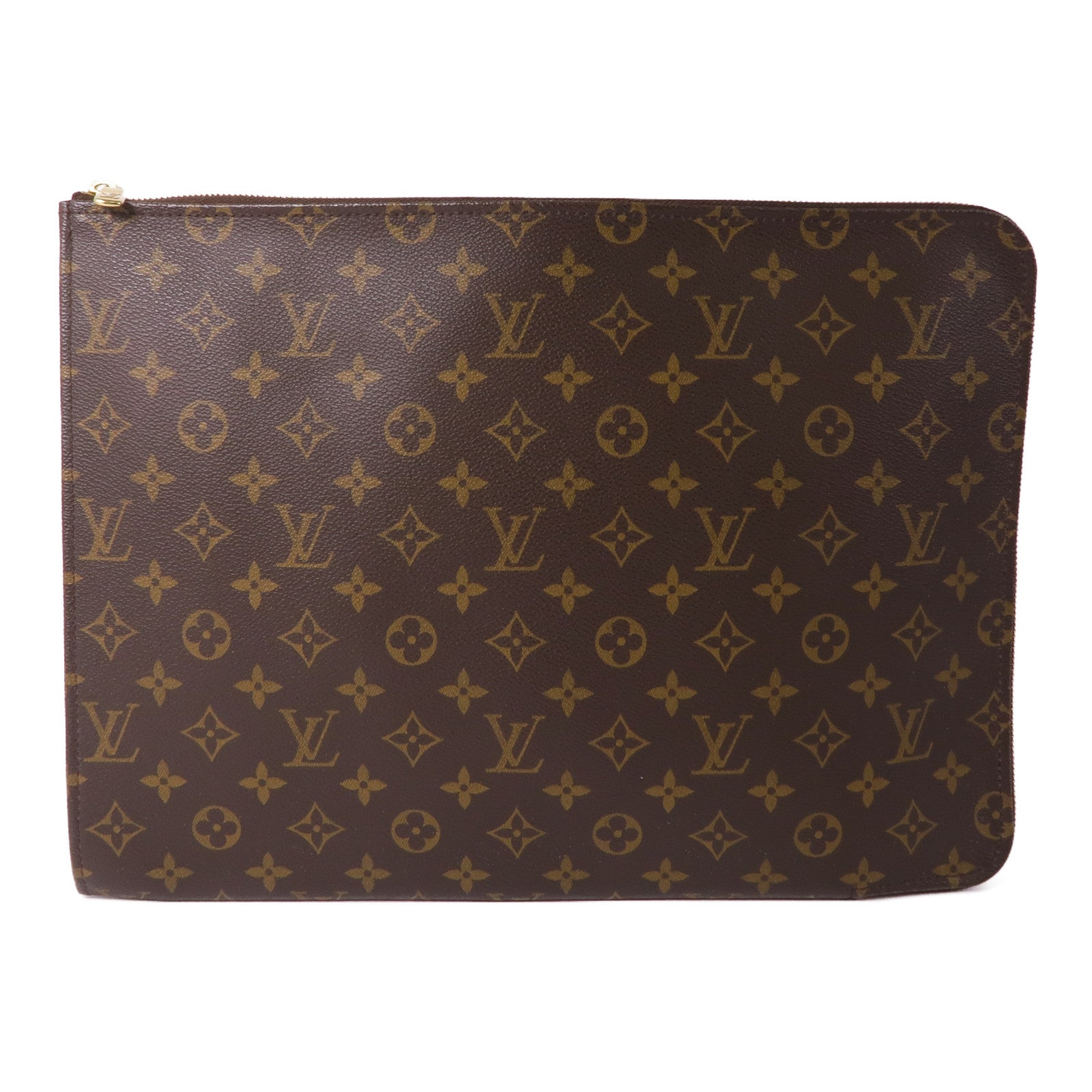 LOUIS VUITTON Monogram Poche Document Briefcase金扣公事包