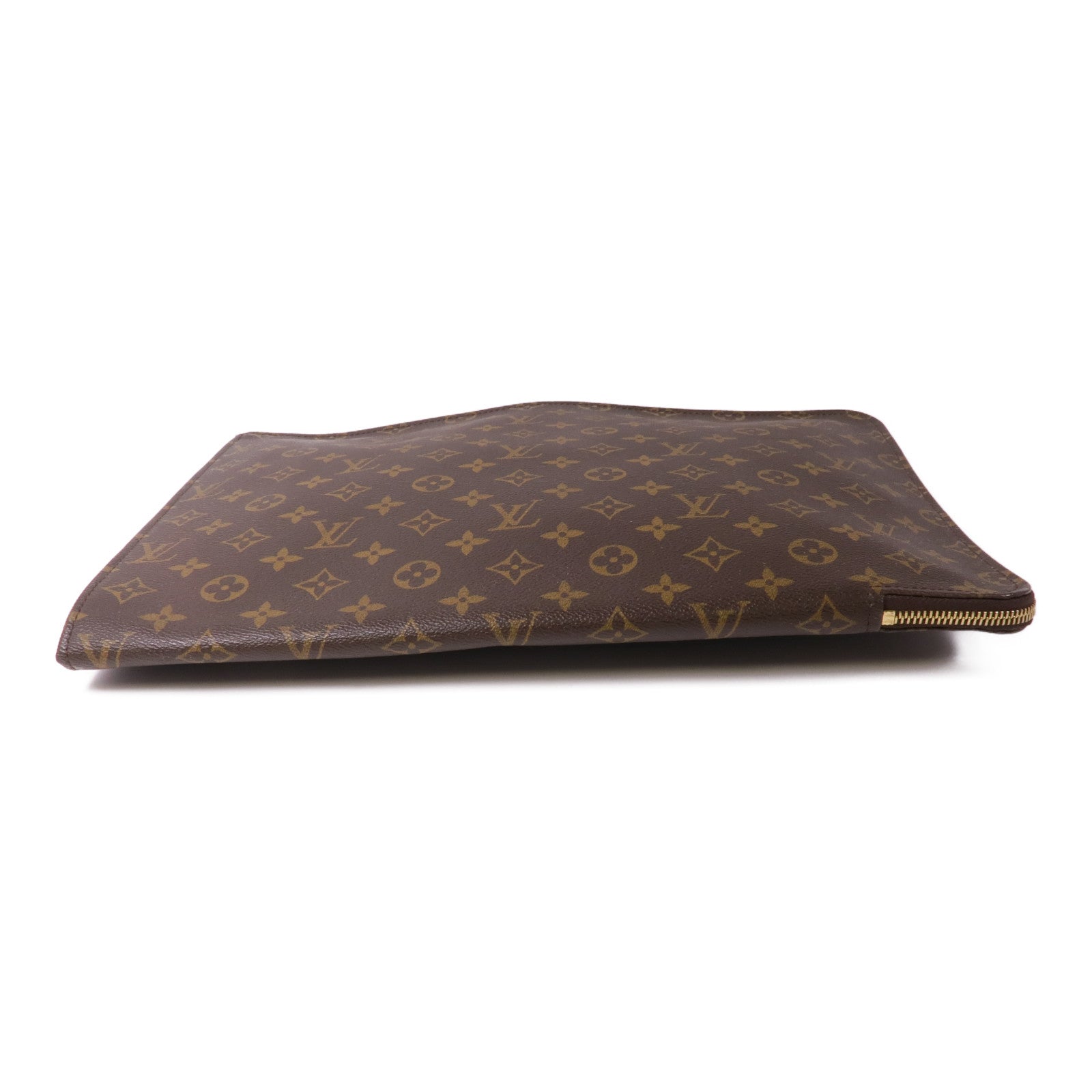 LOUIS VUITTON Monogram Poche Document Briefcase金扣公事包