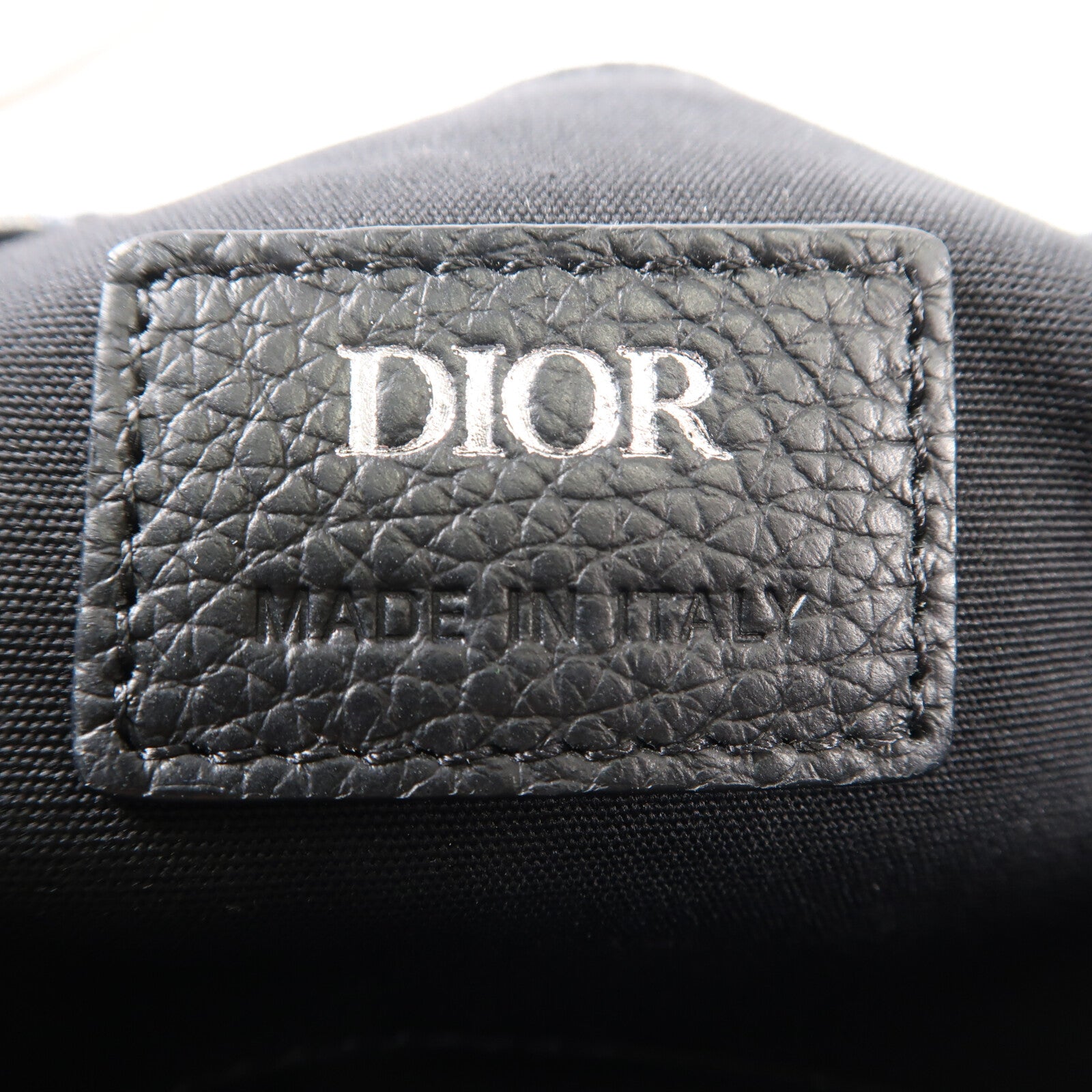 Dior 帆布Mini Saddle soff銀扣手挽肩背兩用袋