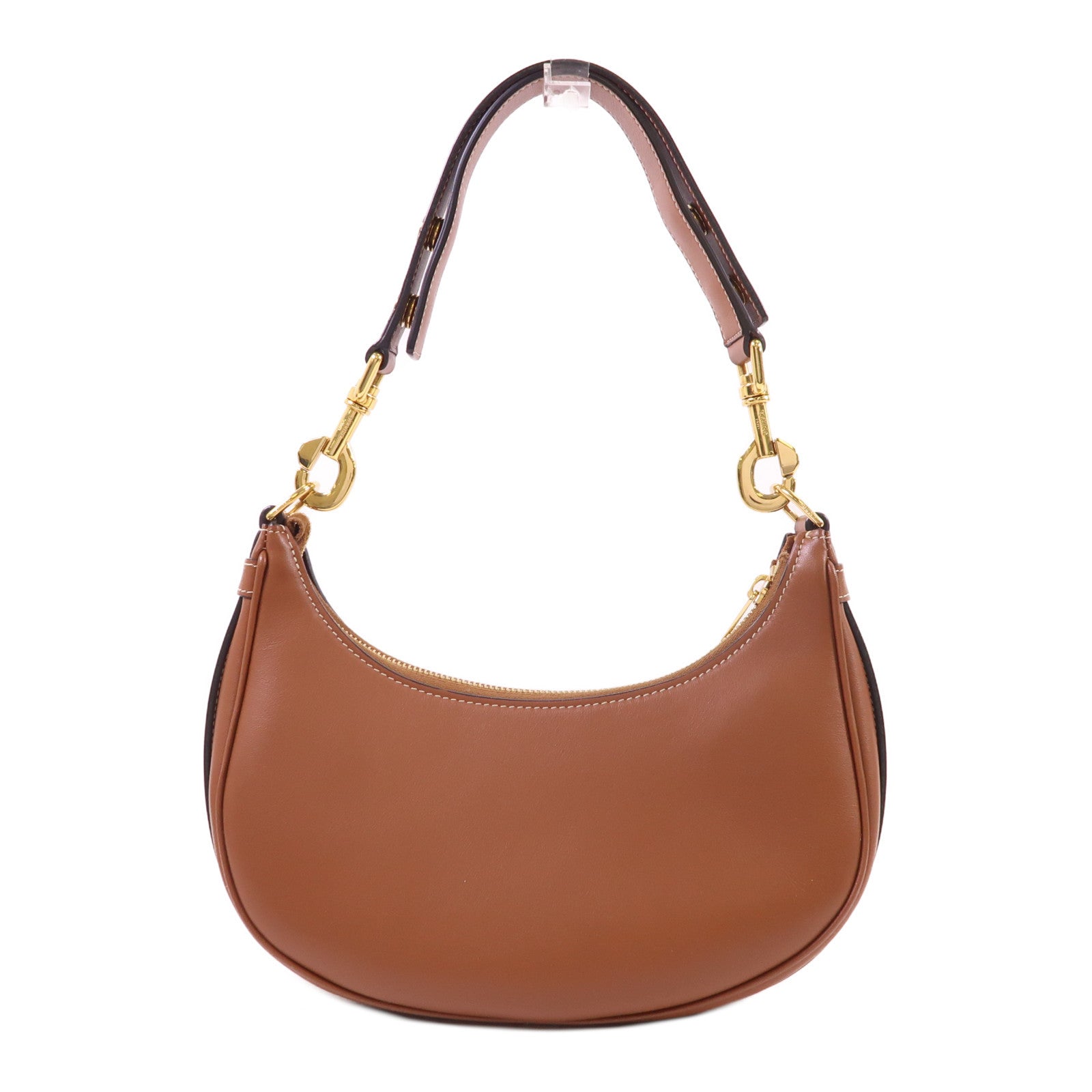 CELINE 牛皮皮革Ava金扣肩背袋