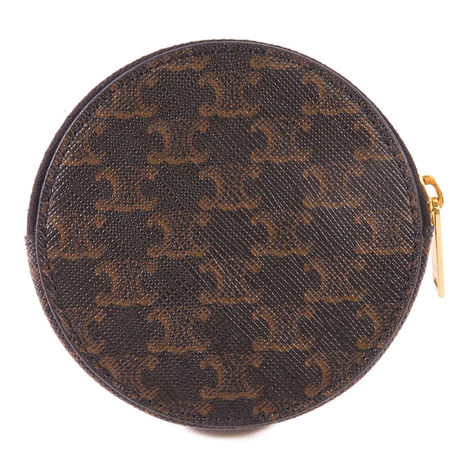 CELINE 【激減優惠】塗層帆布Coin Case金扣零錢包