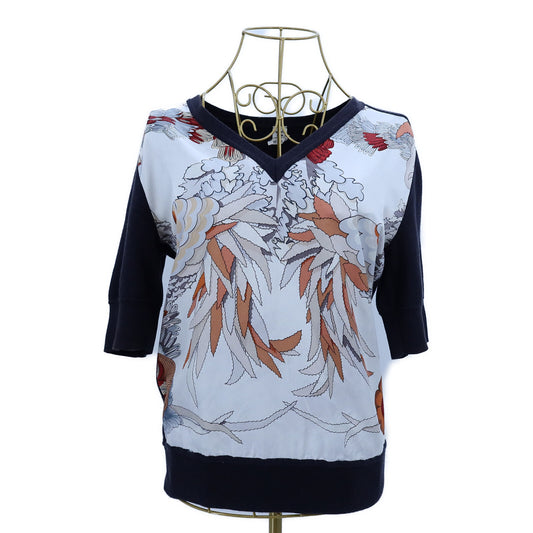 HERMES Silk/Cotton Tops針織