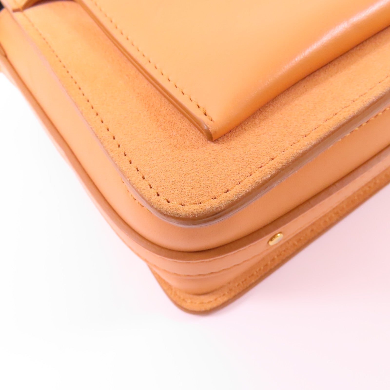 Chloe 牛皮皮革Shoulder Bag金扣手挽肩背兩用袋