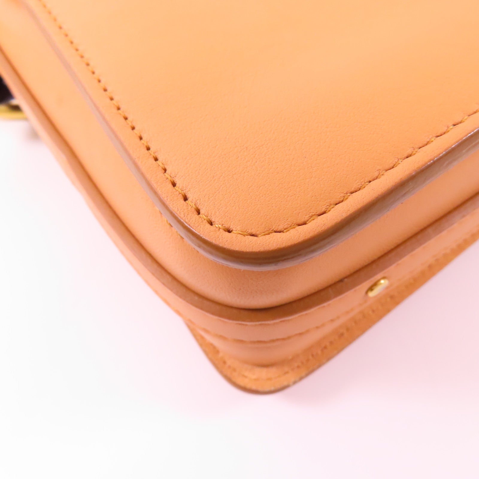 Chloe 牛皮皮革Shoulder Bag金扣手挽肩背兩用袋