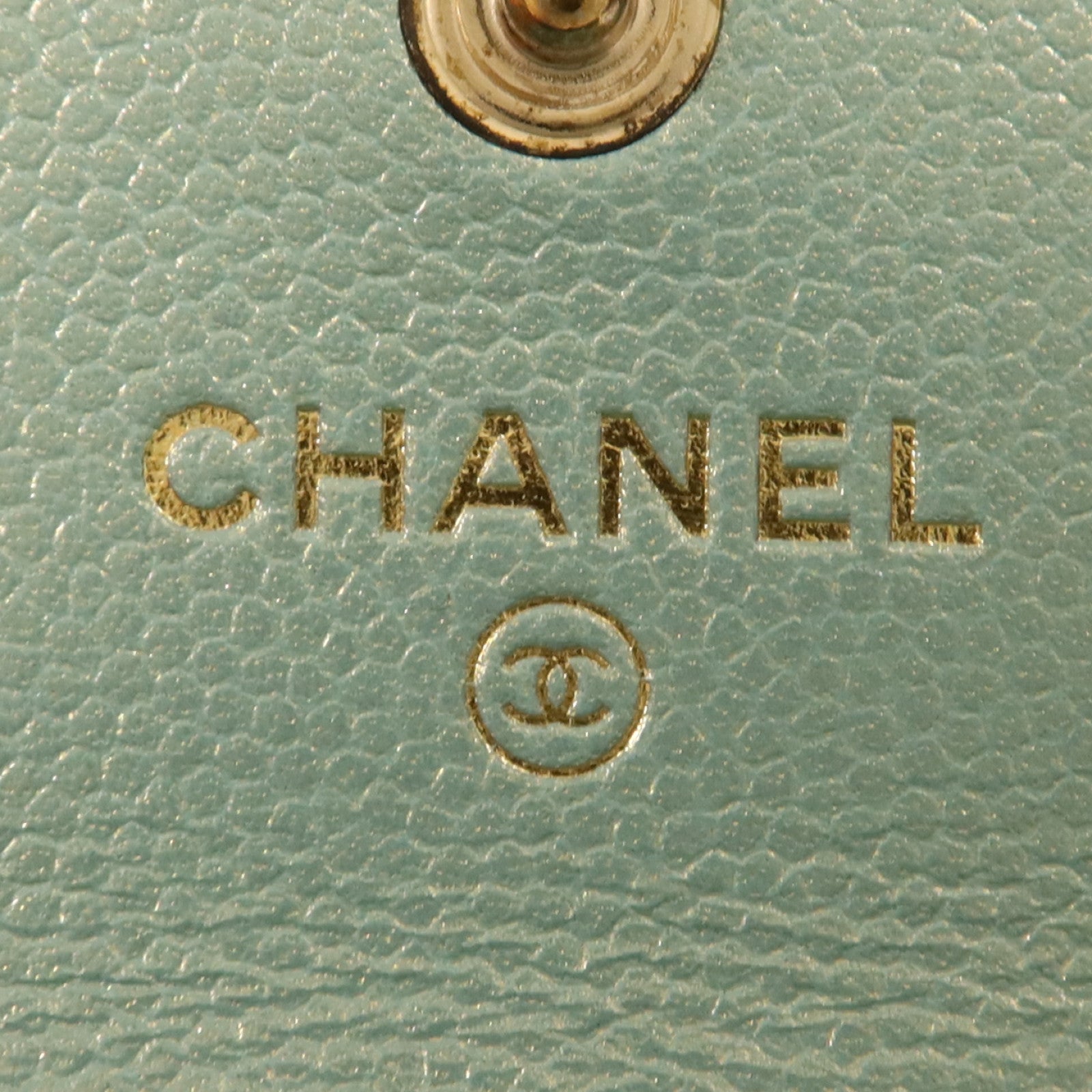CHANEL 牛皮皮革Matelasse金扣鏈帶肩背袋