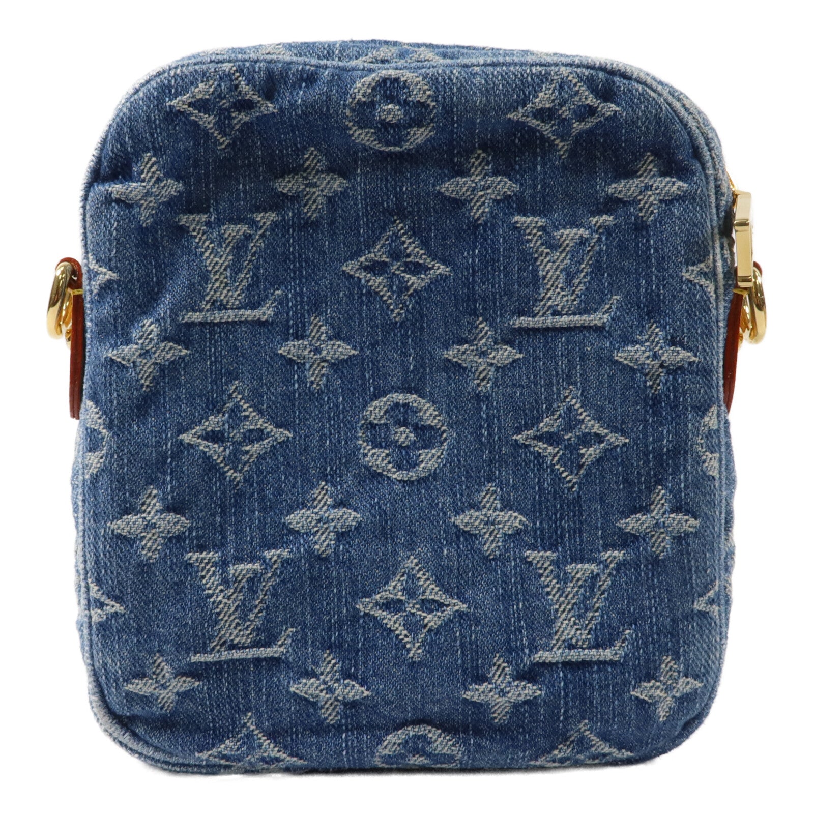 LOUIS VUITTON Monogram Denim Pochette Fairfax肩背袋
