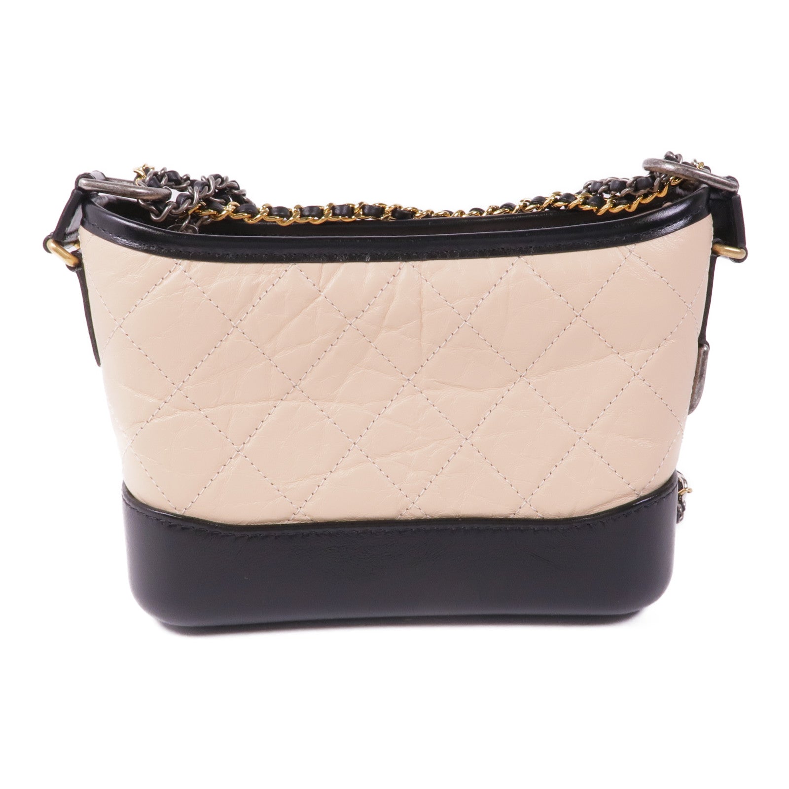 CHANEL 牛皮皮革Gabrielle Smal鏈帶肩背袋