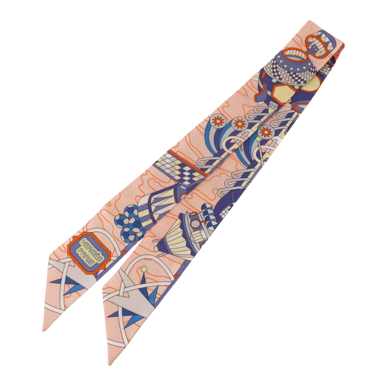 HERMES 絲質Twilly絲巾