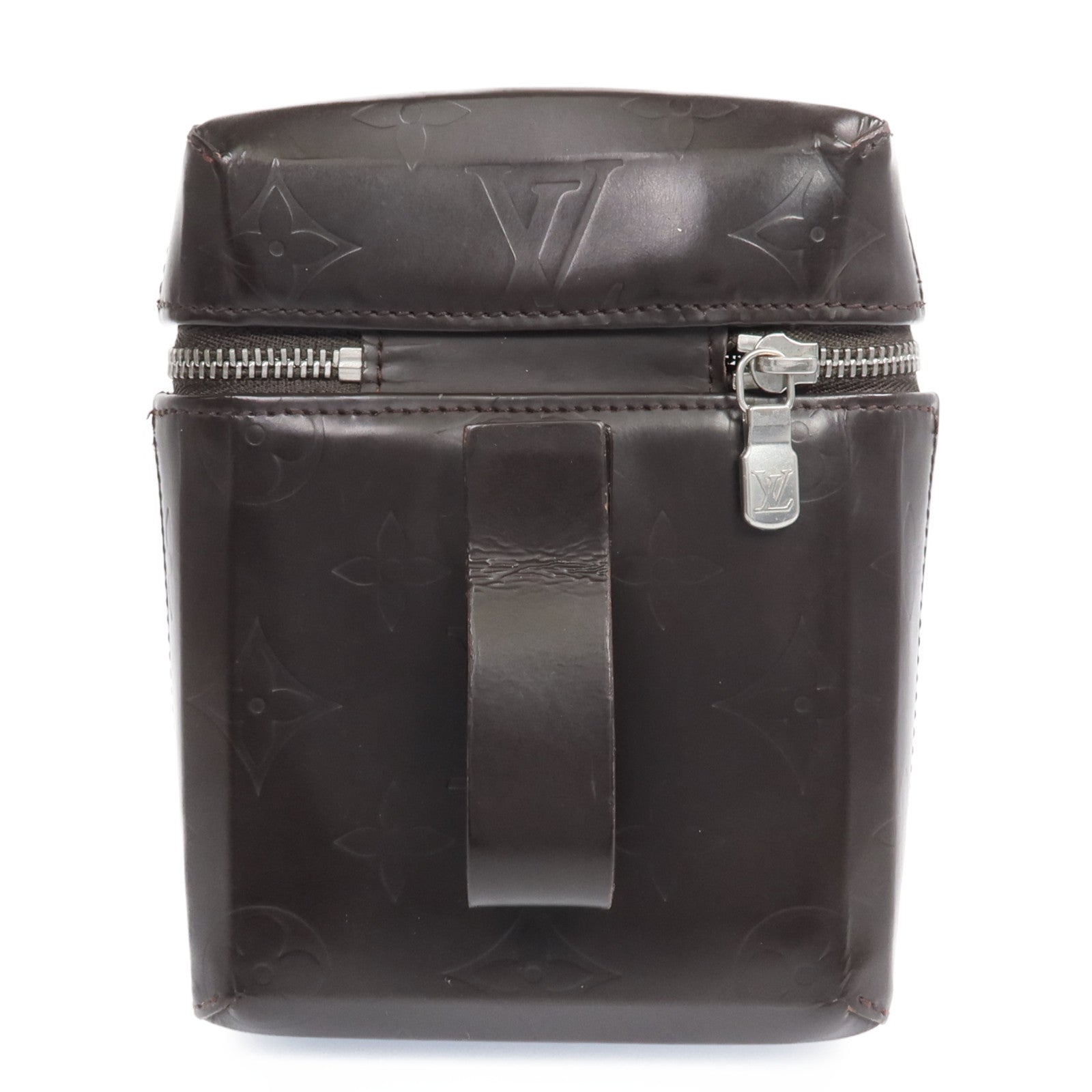 LOUIS VUITTON Monogram Glace Ray 銀扣腰包