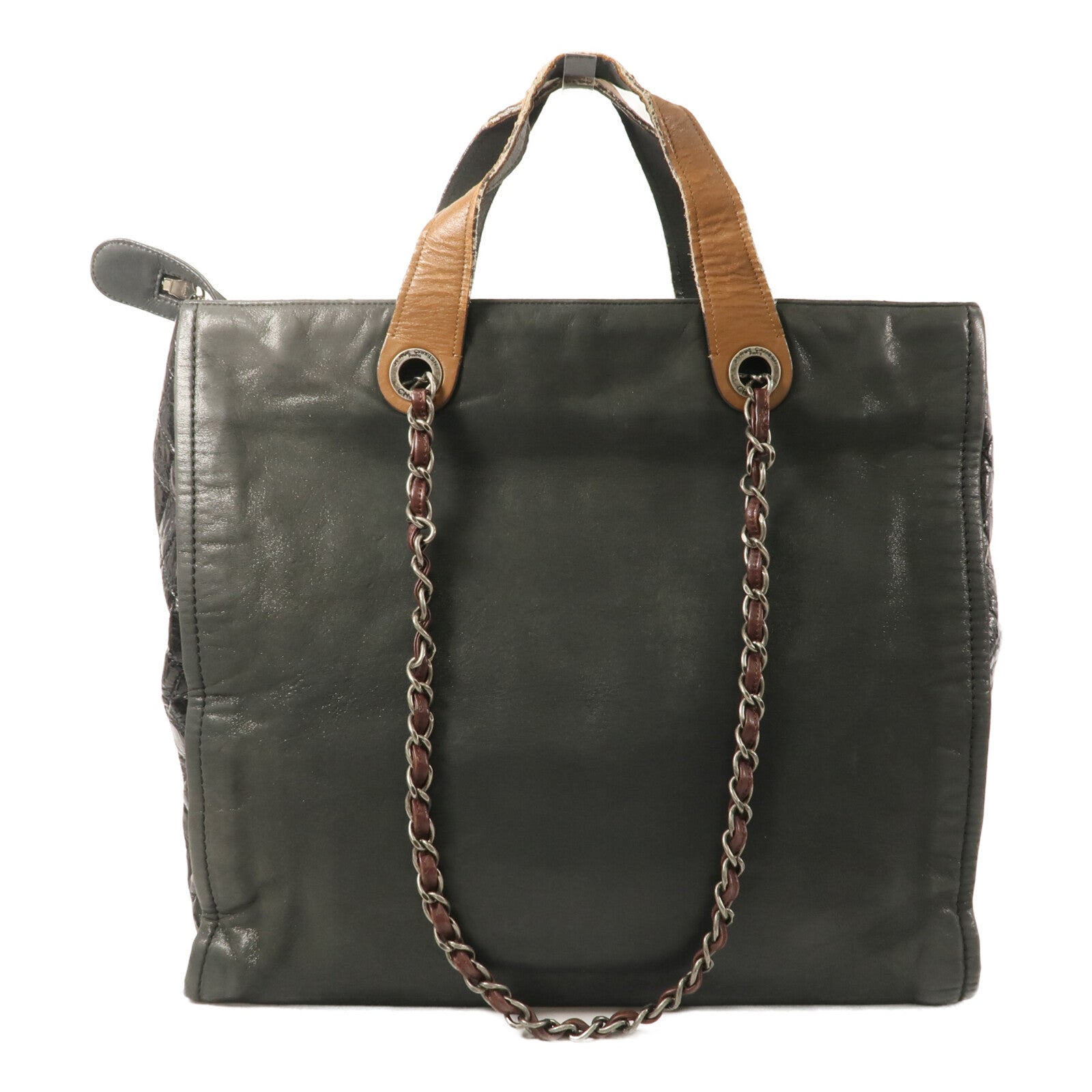 CHANEL 牛皮皮革2 Way Shoulder Bag手挽肩背兩用袋