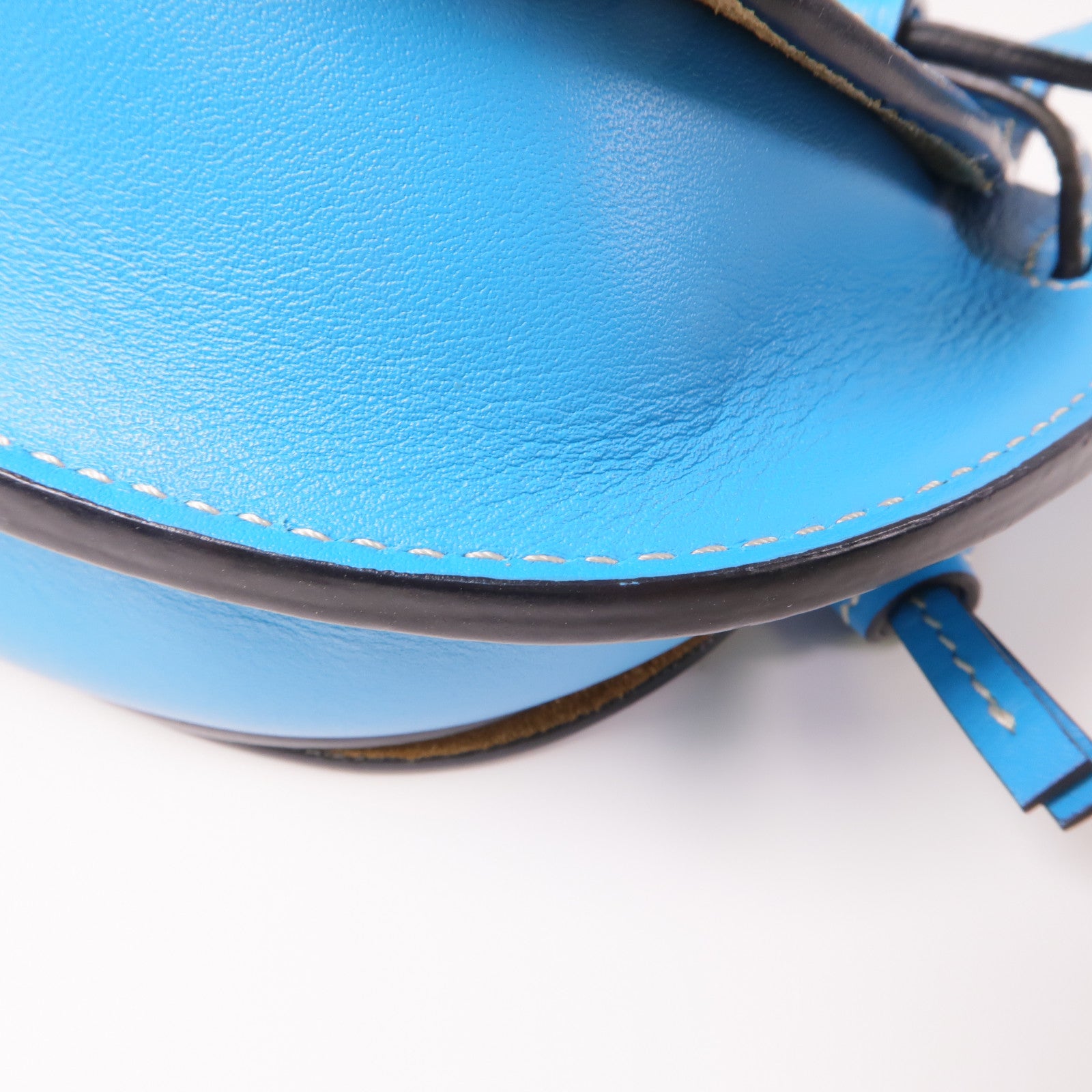 LOEWE 牛皮皮革Gate Bumbag銀扣腰包