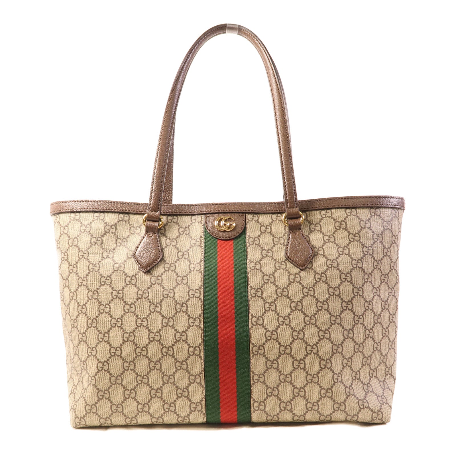 GUCCI 塗層帆布Ophidia GG Medium Tote金扣肩背袋– Brand Off