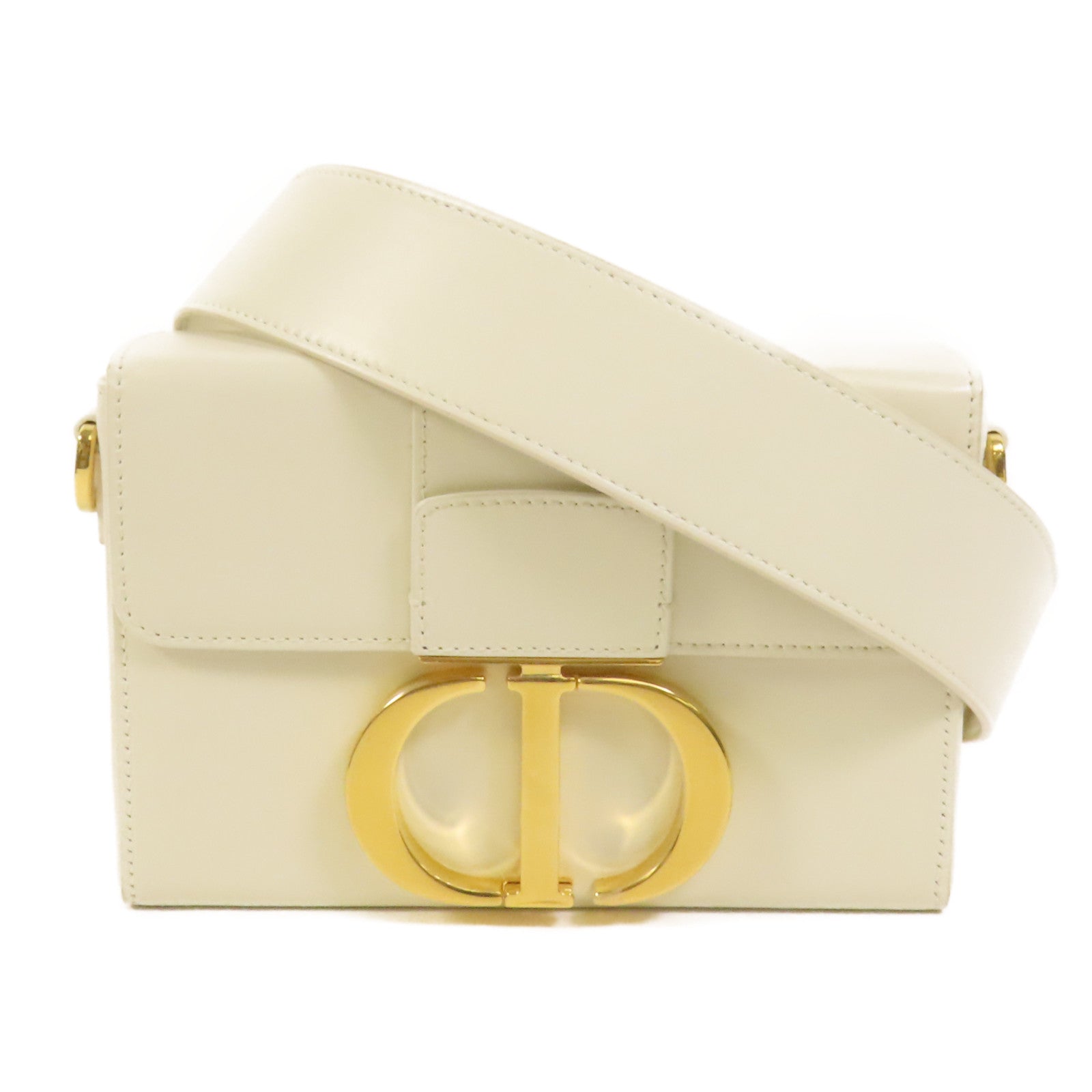 Dior 【激減優惠】牛皮皮革30 Montaigne金扣肩背袋