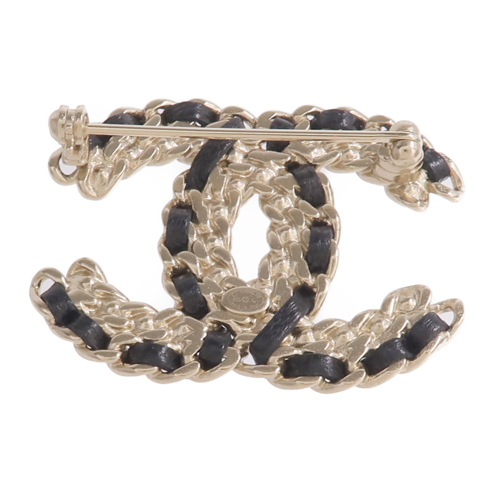 CHANEL 金屬/羊皮皮革Alure CC Chain Brooch胸針