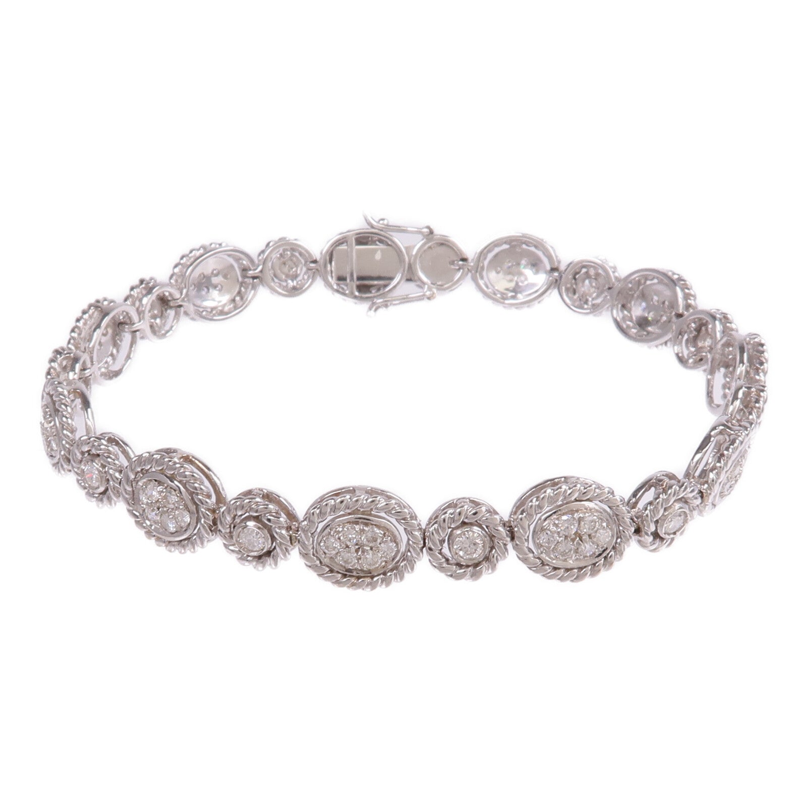 JEWELRY 18K白金Diamond Bracelet鑽石手鏈