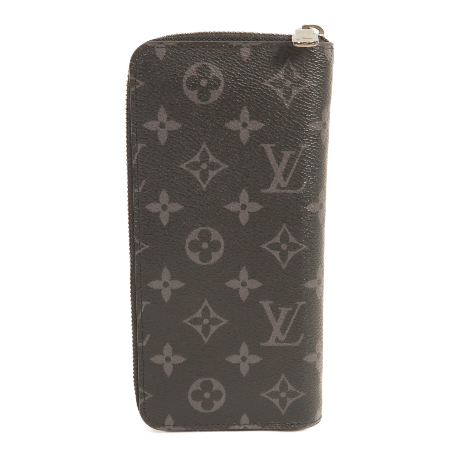 LOUIS VUITTON Monogram Eclipse Zippy Wallet Vertical長錢包