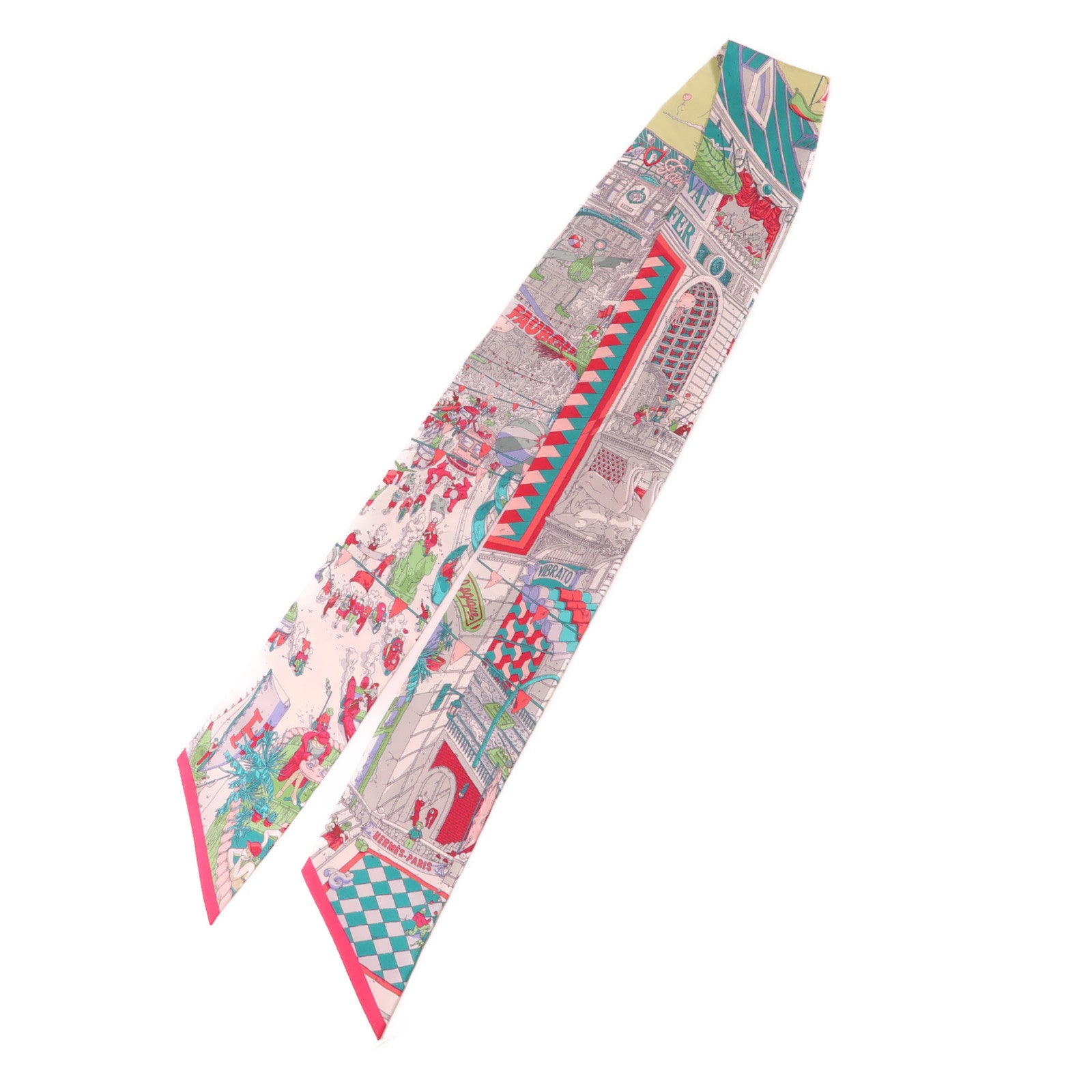 HERMES 【Hermes Fair】絲質Maxi Twilly絲巾