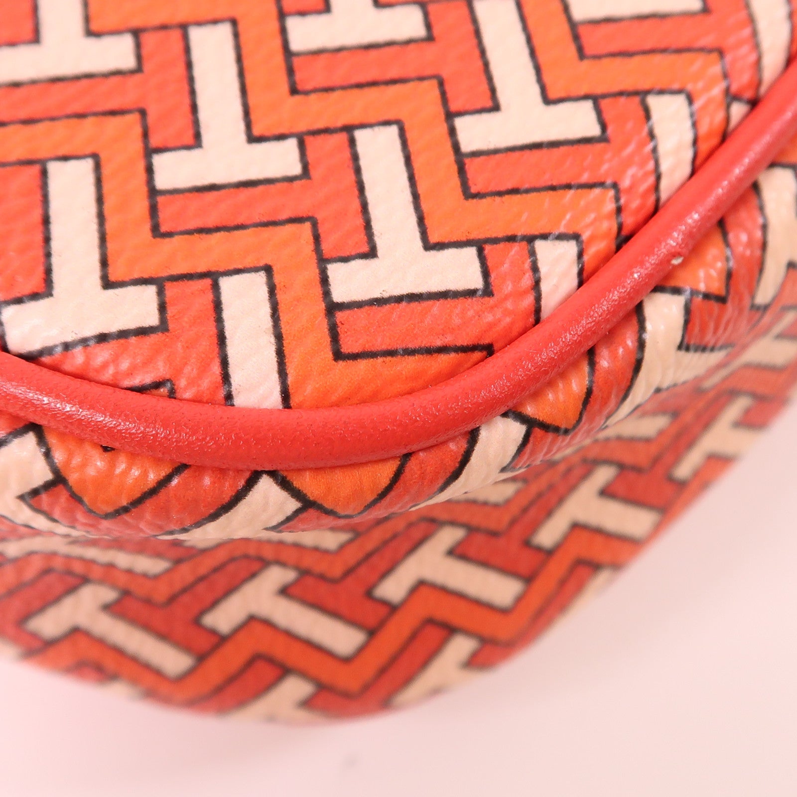 Tory Burch 塗層帆布Shoulder Bag金扣肩背袋