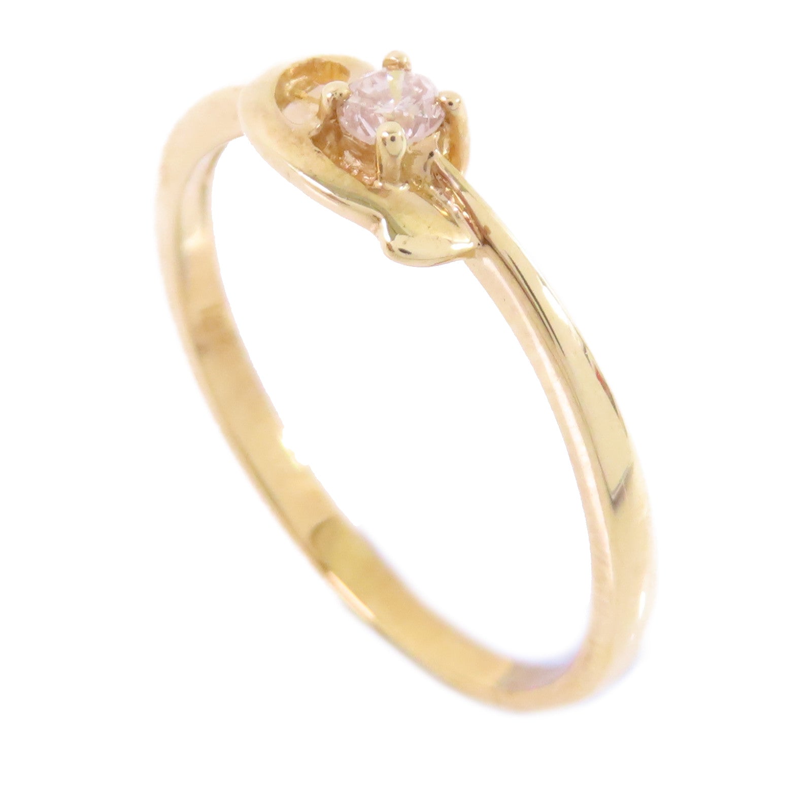 JEWELRY 18K黃金/鑽石Diamond Ring戒指US#6.5