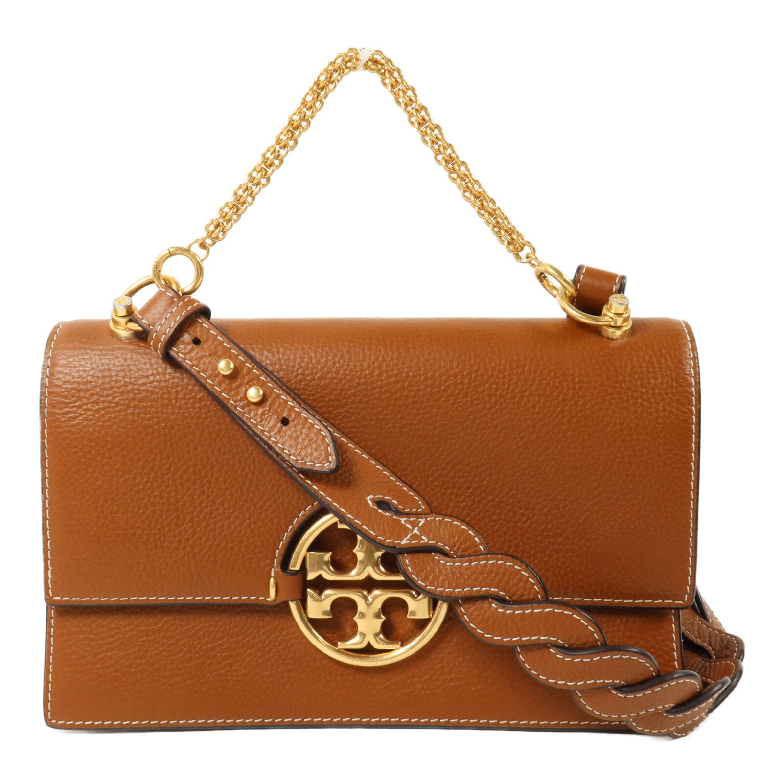 Tory Burch 牛皮皮革Miller鏈帶手挽肩背兩用袋