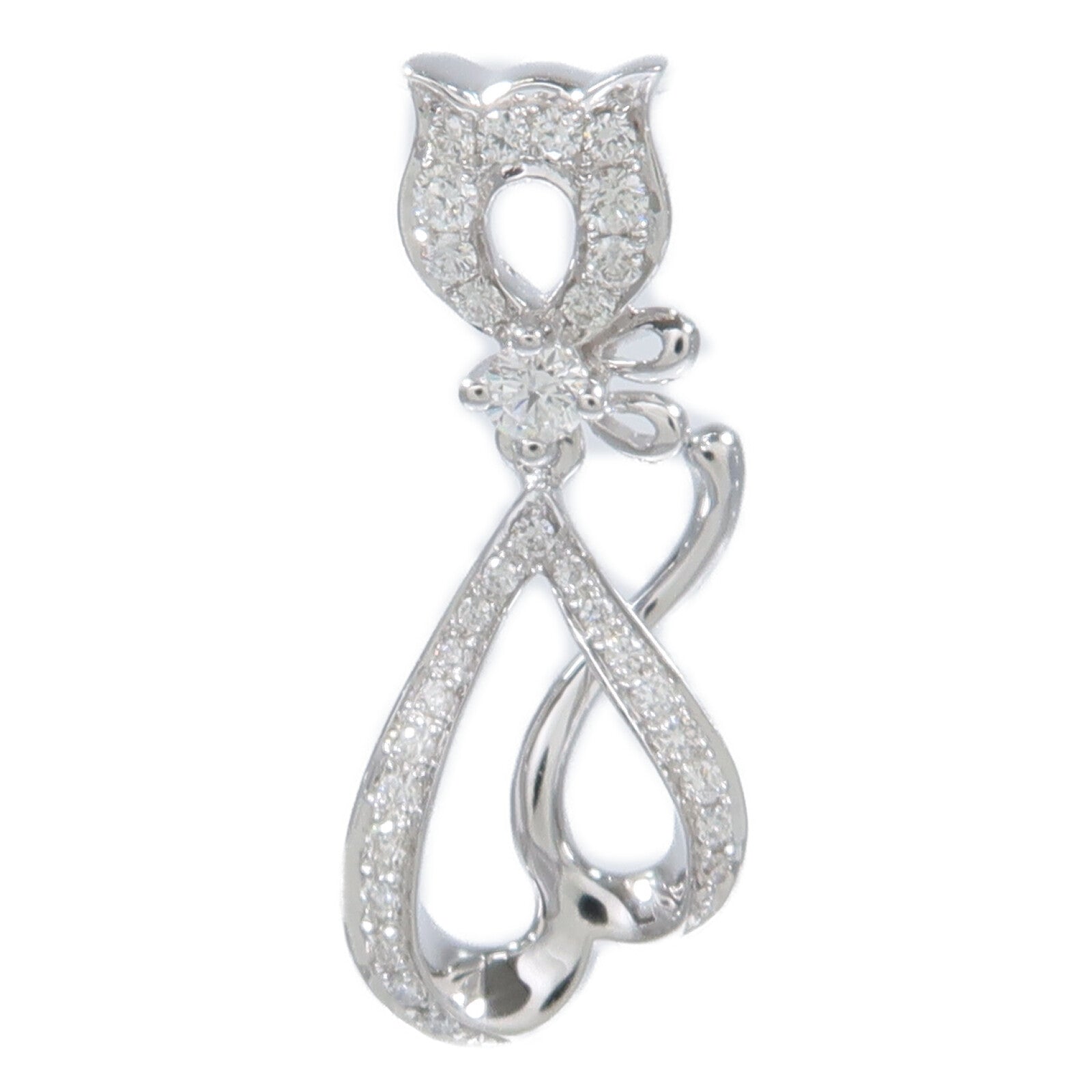 JEWELRY 18K白金Diamond Pendant鑽石吊墜