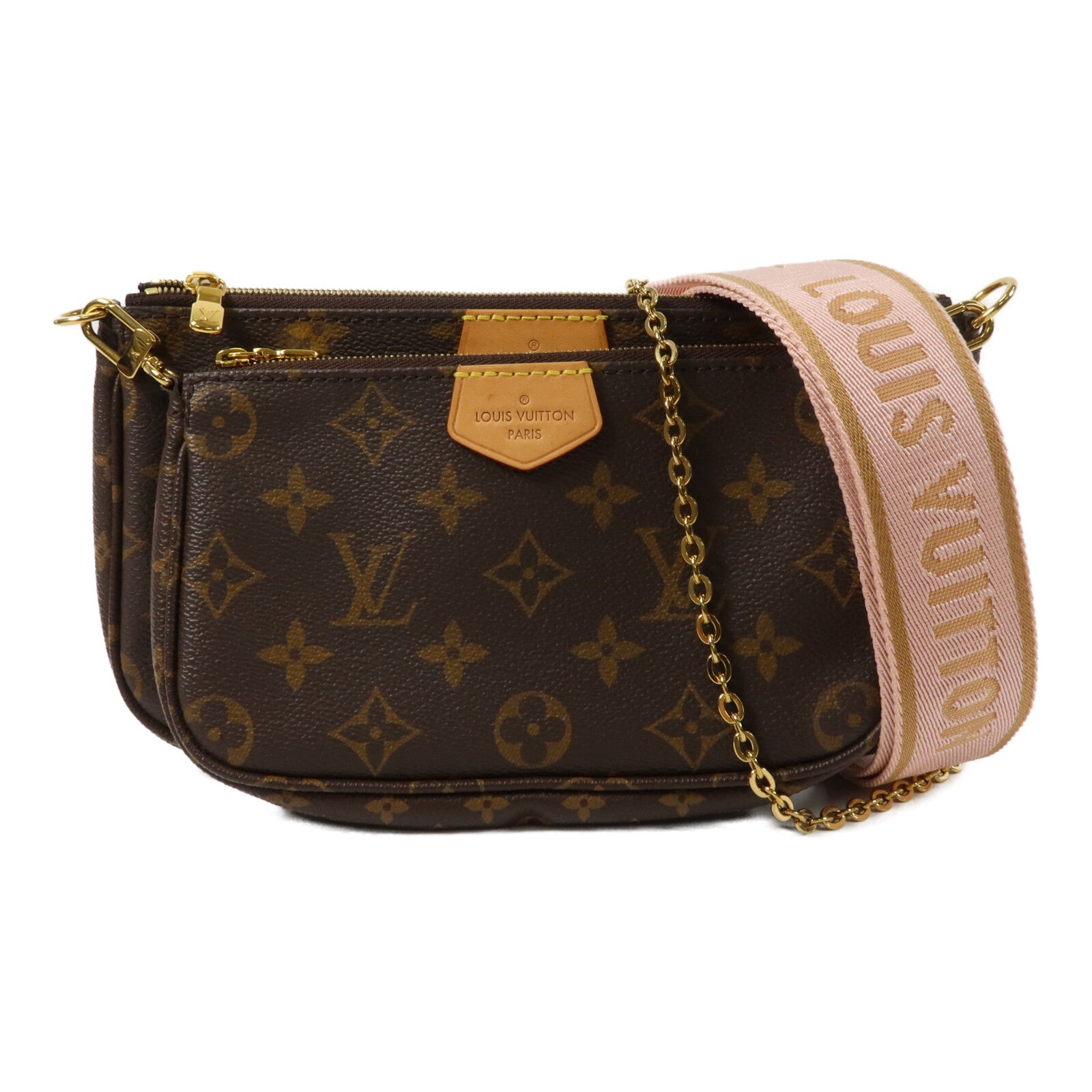 LOUIS VUITTON Monogram Multi Pochette Accessoires手挽肩背兩用袋