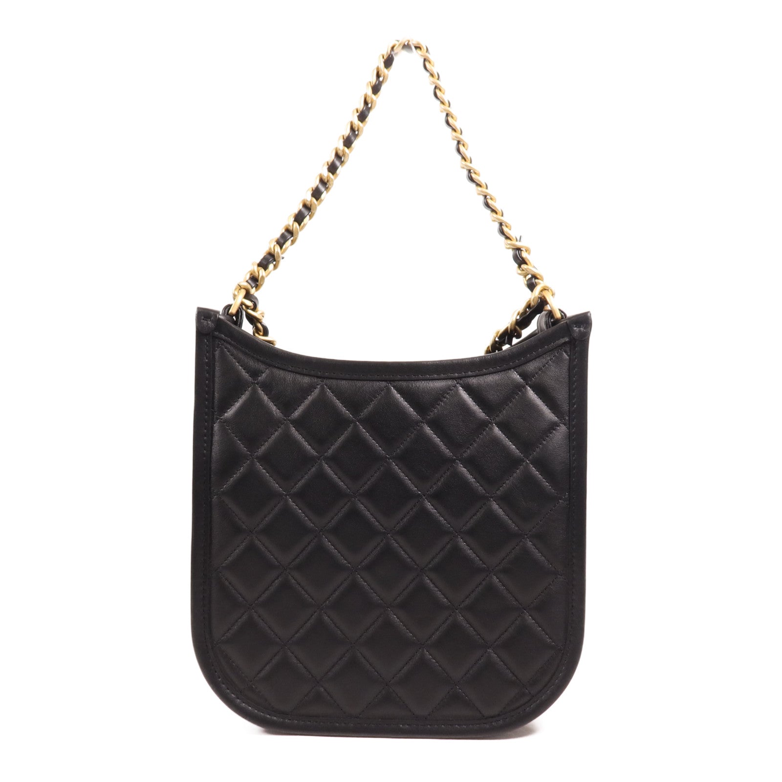 CHANEL 牛皮皮革24S Hobo金扣手挽肩背兩用袋