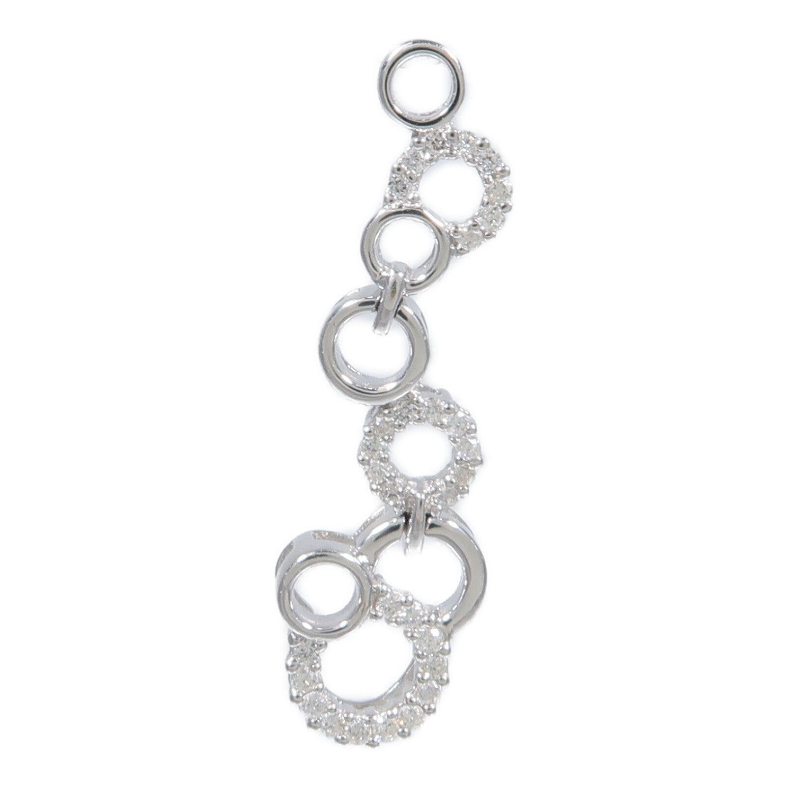 JEWELRY 18K白金Diamond Pendant鑽石吊墜