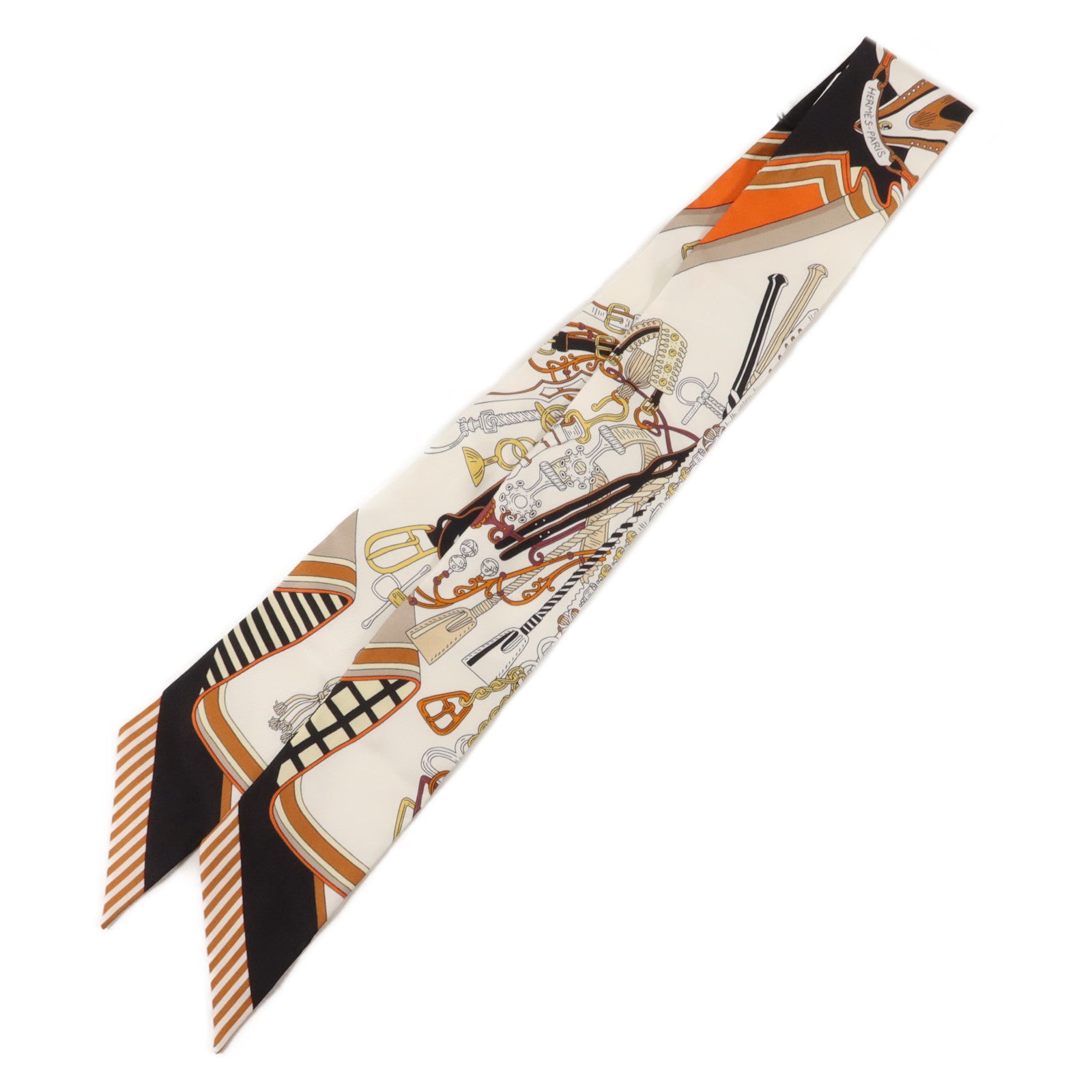 HERMES 絲質Twilly絲巾