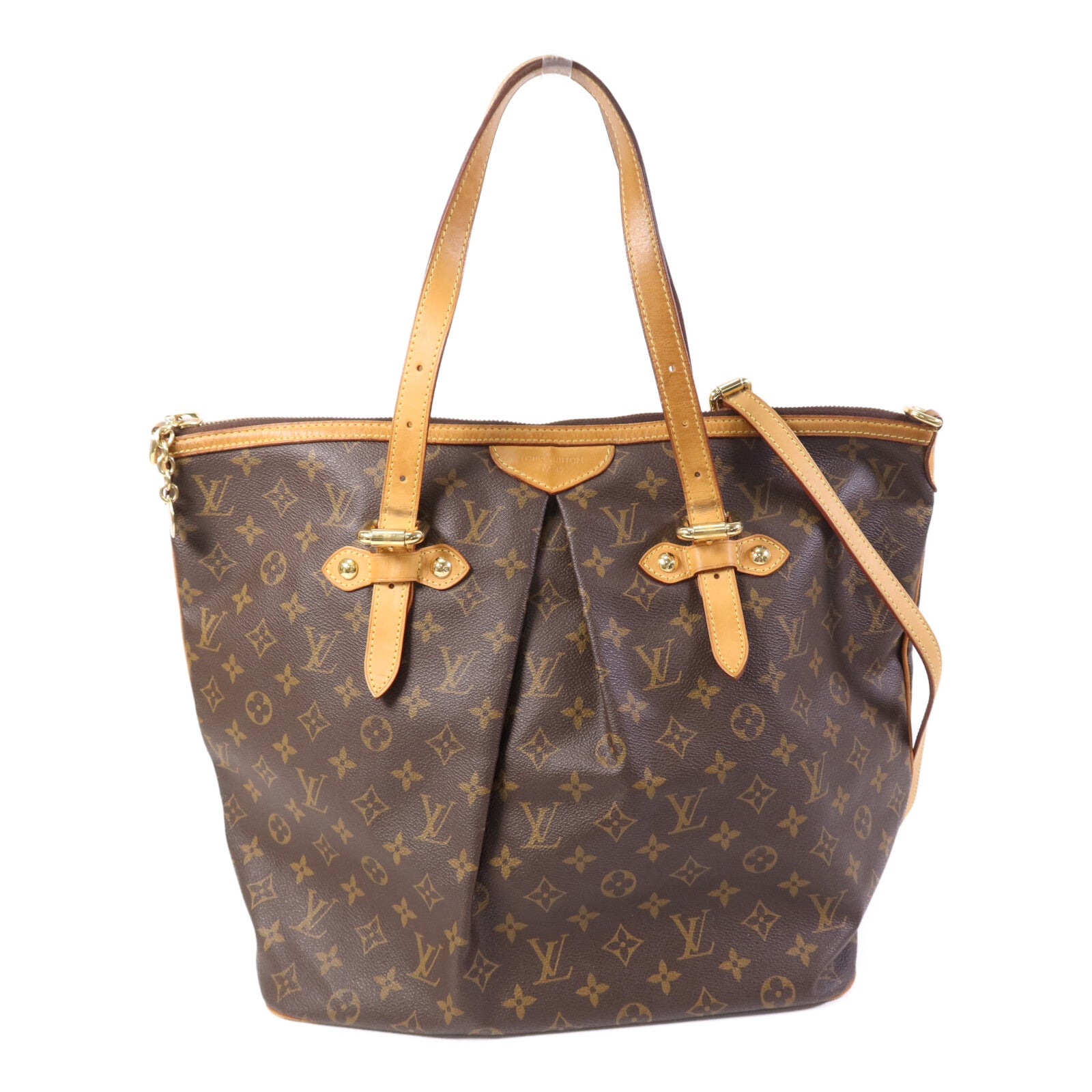 LOUIS VUITTON Monogram Palermo GM金扣手挽肩背兩用袋