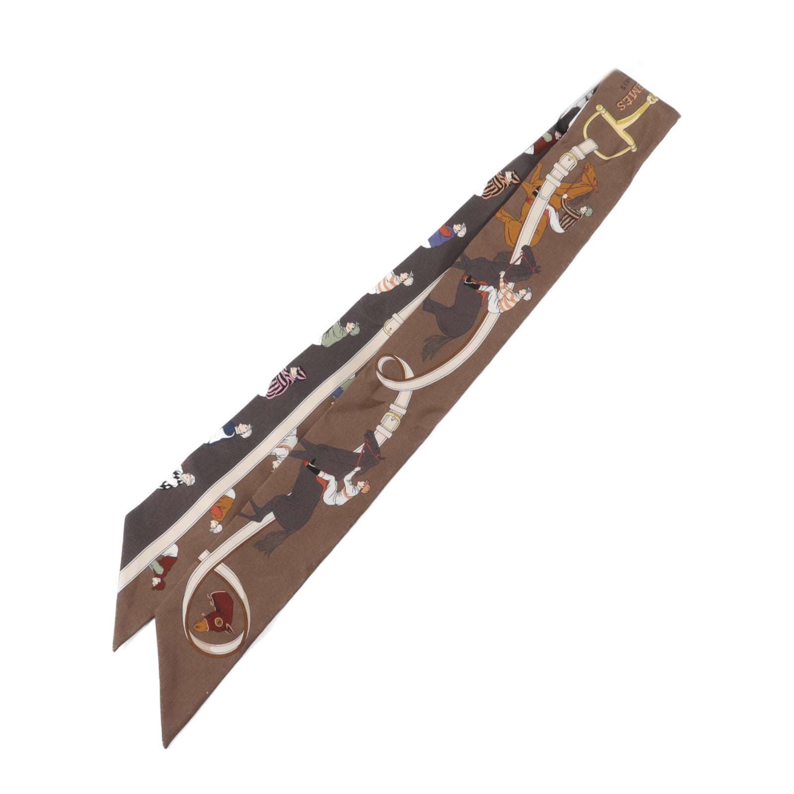 HERMES 絲質Twilly絲巾