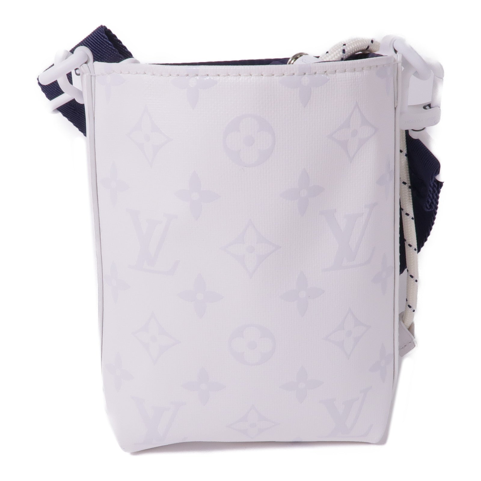 LOUIS VUITTON Float Wearable Wallet Shoulder Bag M11698 Monogram Storm White