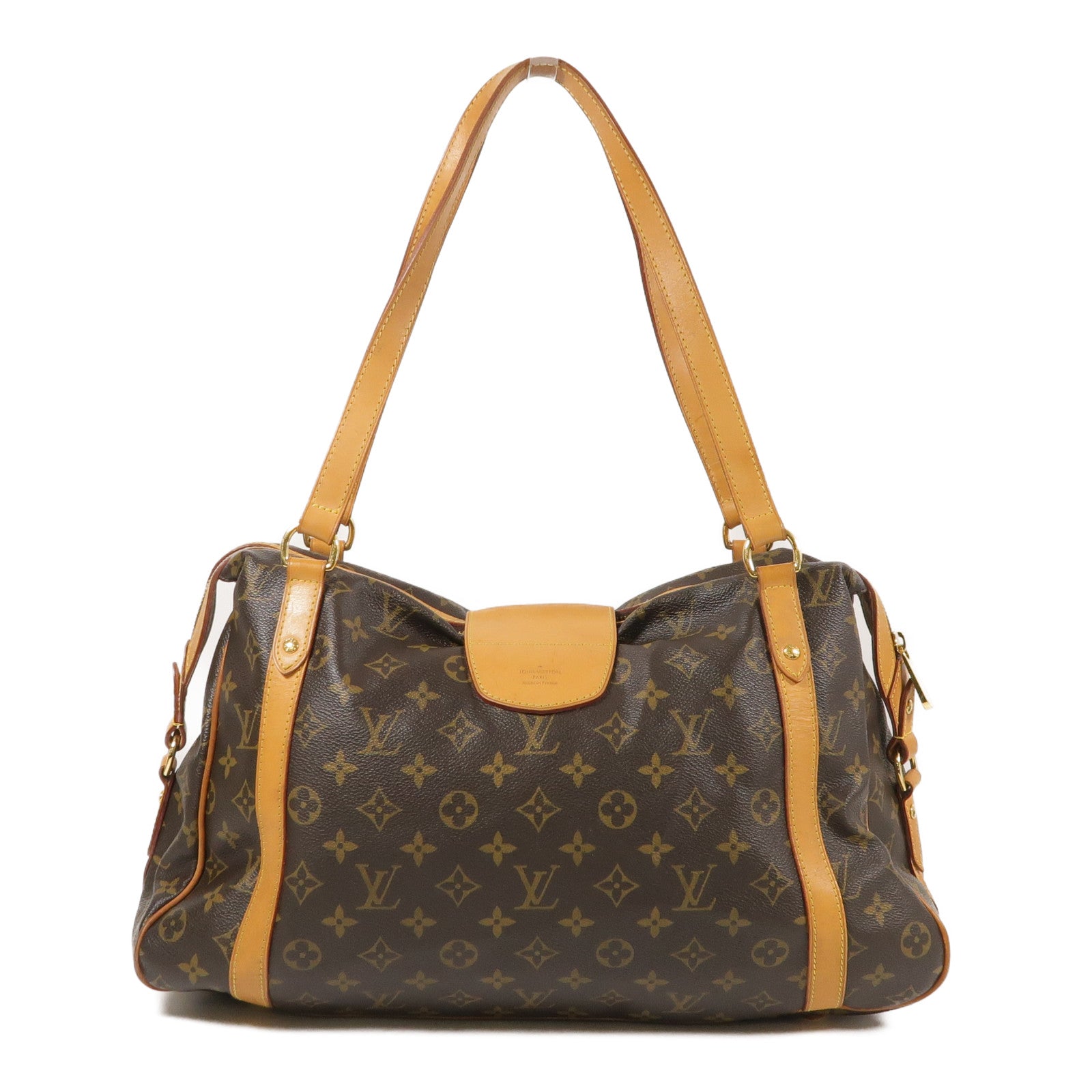 LOUIS VUITTON LV GHW Stresa GM Shoulder Bag M51188 Monogram Brown