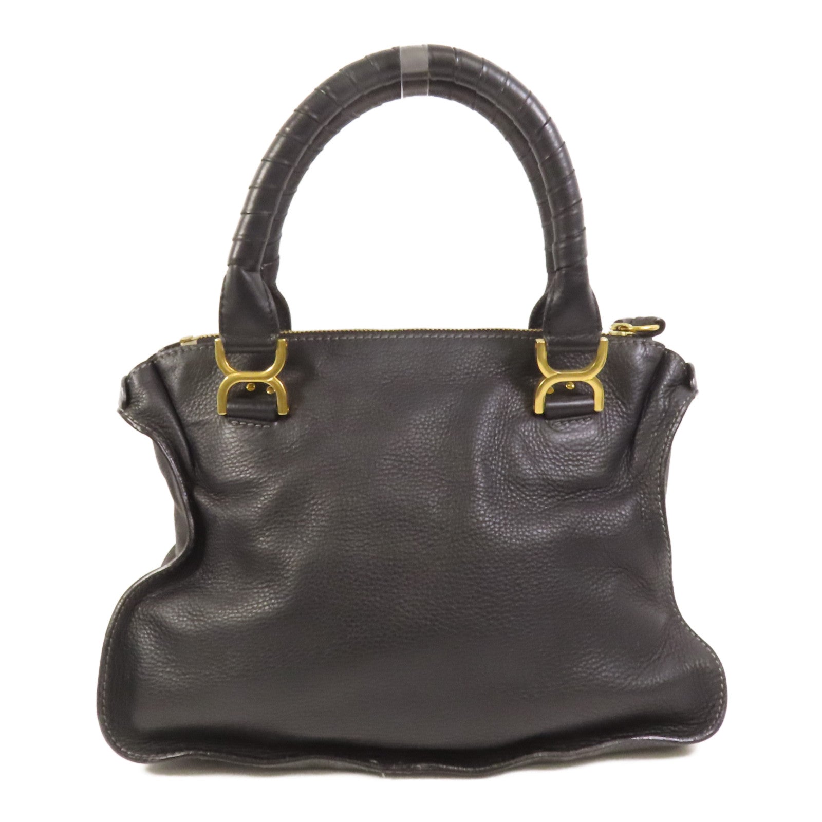 Chloe 牛皮皮革Marcie金扣肩背袋