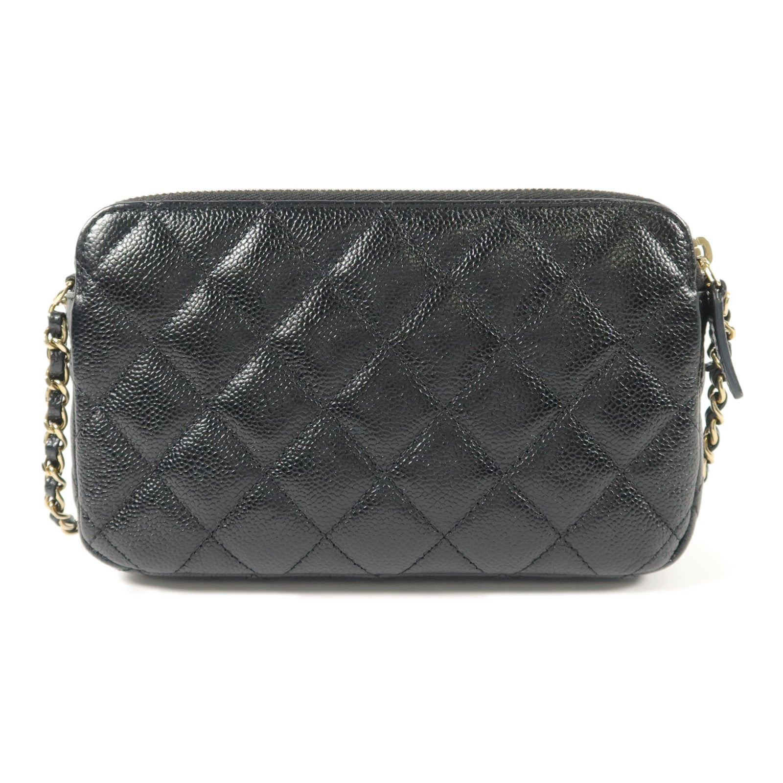 CHANEL 牛皮皮革Chain Shoulder鏈帶肩背袋