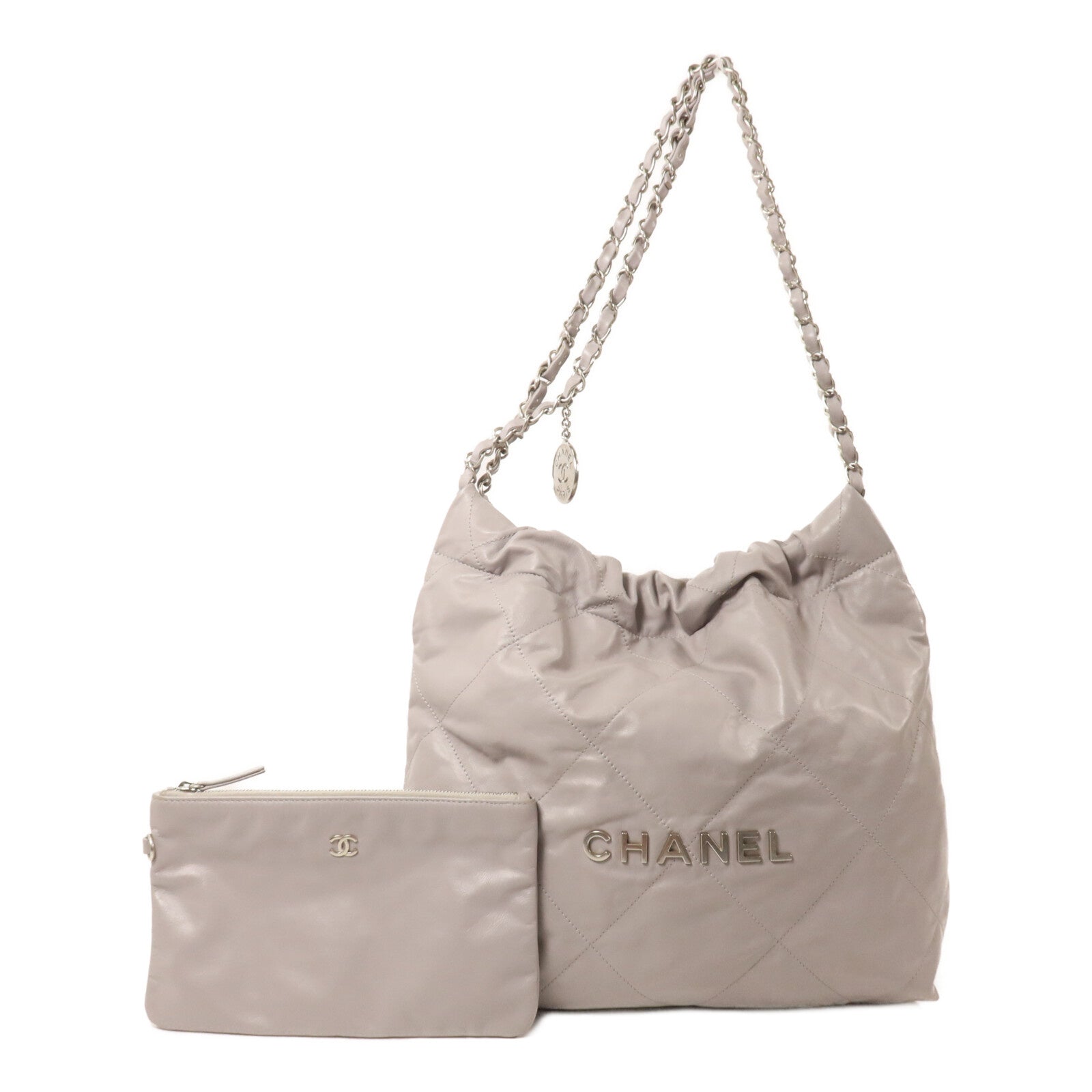 CHANEL 牛皮皮革Chanel 22 Small鏈帶肩背袋