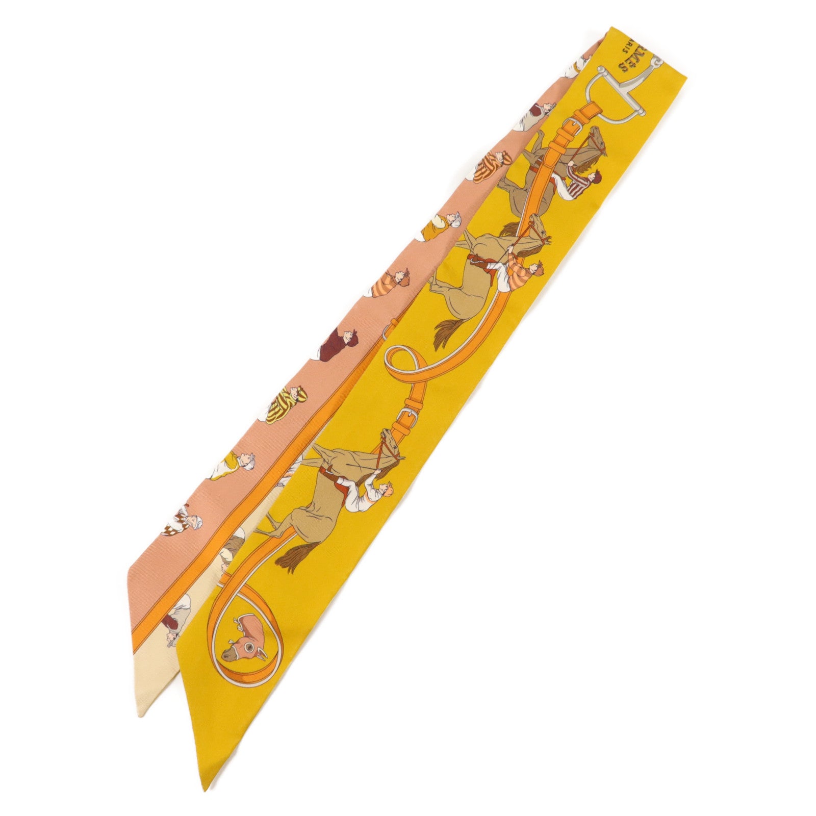 HERMES 絲質Twilly絲巾