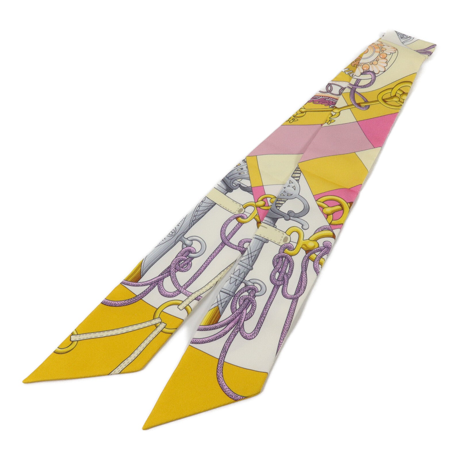 HERMES 絲質Twilly絲巾