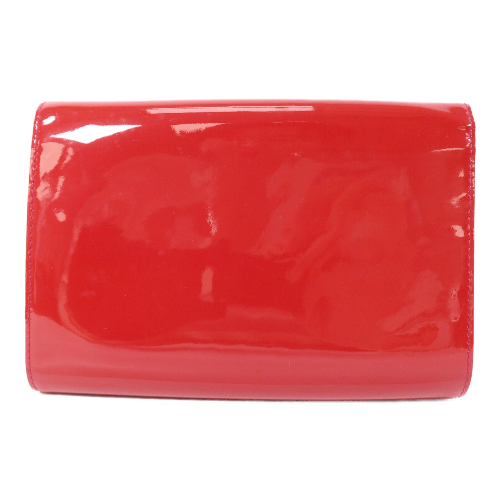 LOUIS VUITTON Monogram Vernis Louise EW金扣手拿包